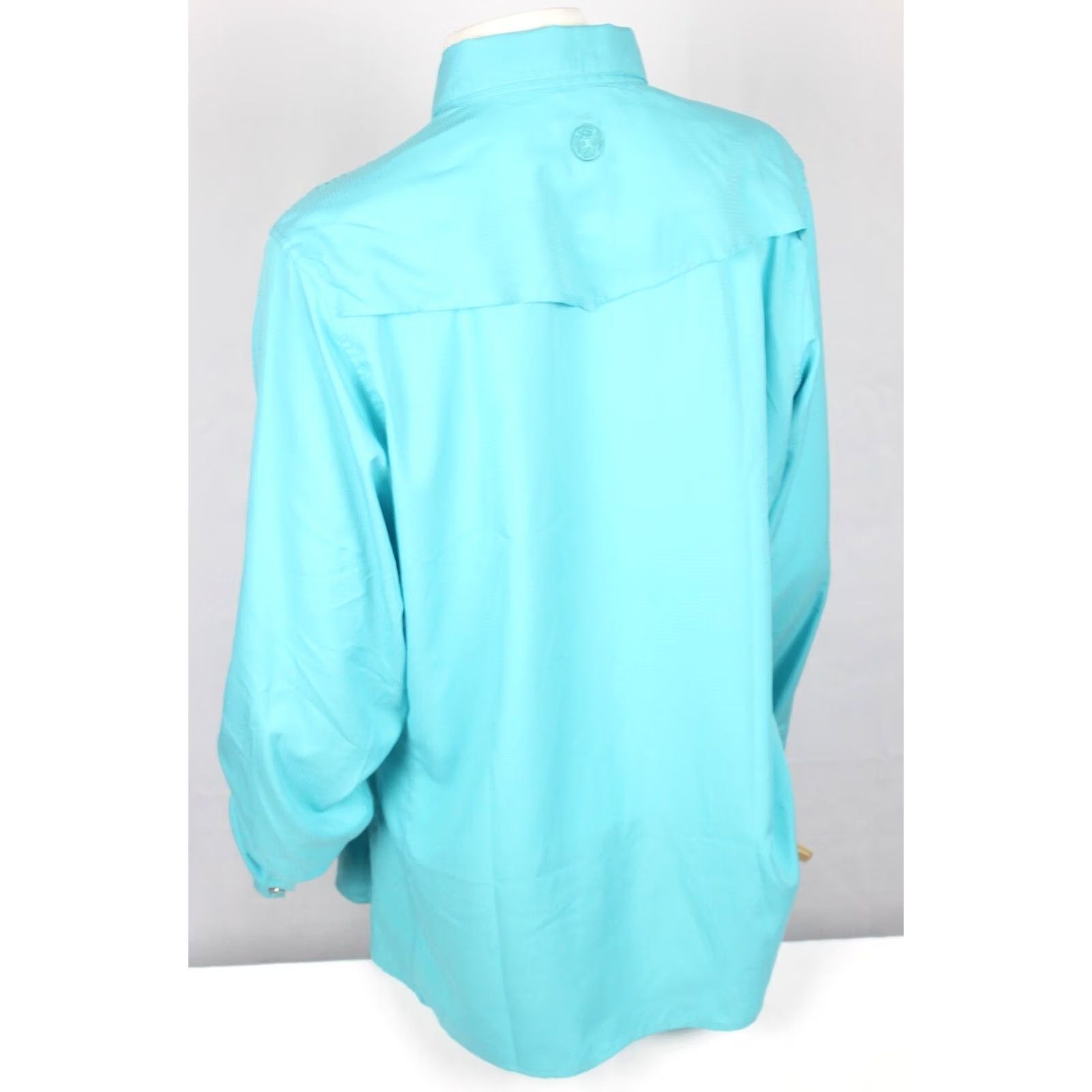 Vintage Hooey Habitat Women's Snap Button Western Shirt Long Sleeve XXL Blue Curaco Size XXL / US 16-18 / IT 52-54 - 2 Thumbnail