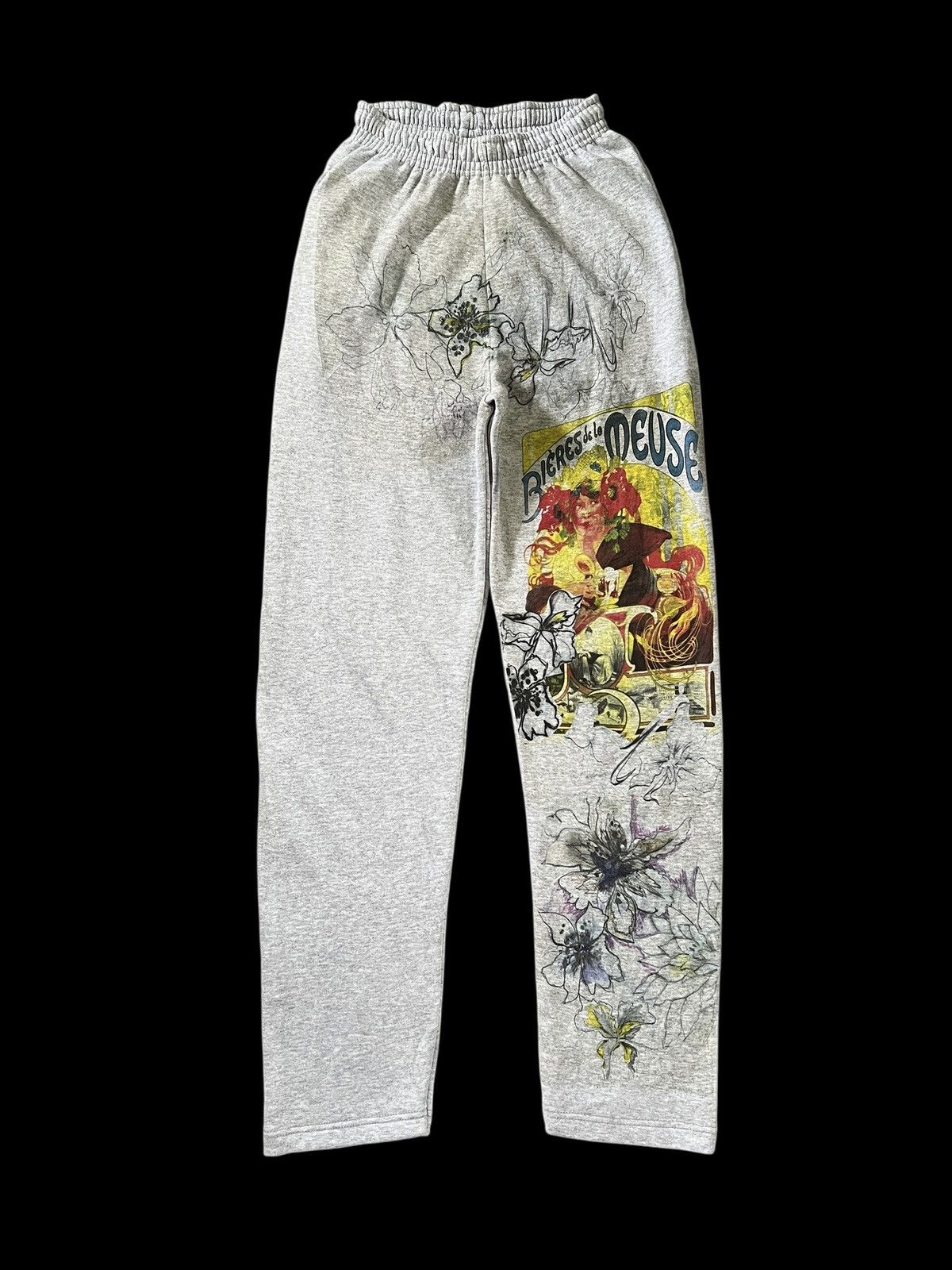 Designer Ziad Ghanem 🇬🇧 Art Printed Sweatpants Size US 30 / EU 46 - 1 Thumbnail