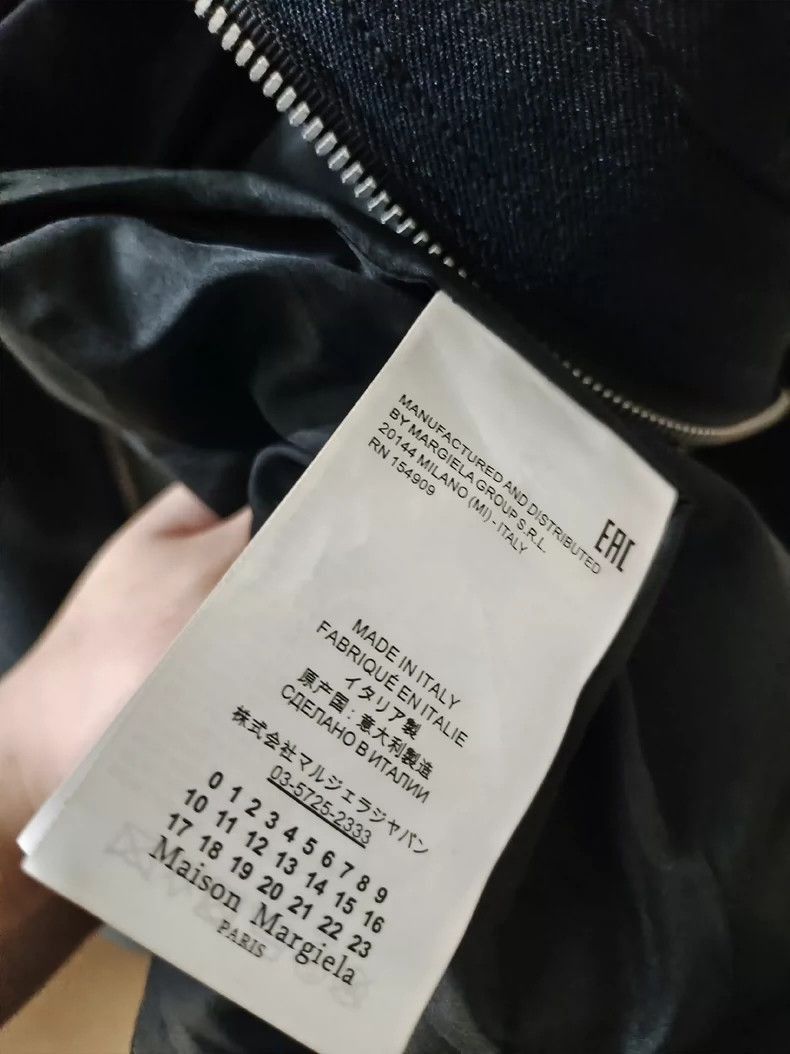 Maison Margiela Maison Margiela Maison Margiela Black Zip Jacket for Men-2 Size US L / EU 52-54 / 3 - 6 Thumbnail