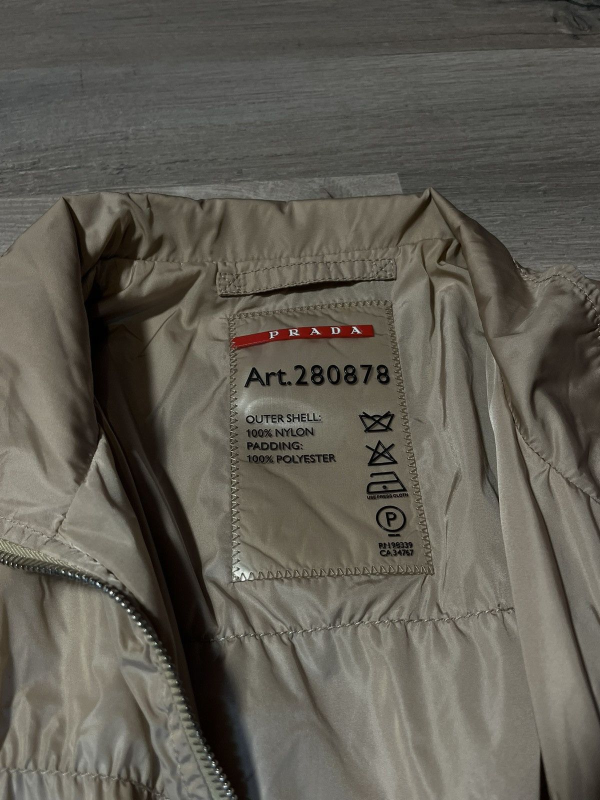 Prada Womens Prada nylon jacket Size S / US 4 / IT 40 - 4 Thumbnail
