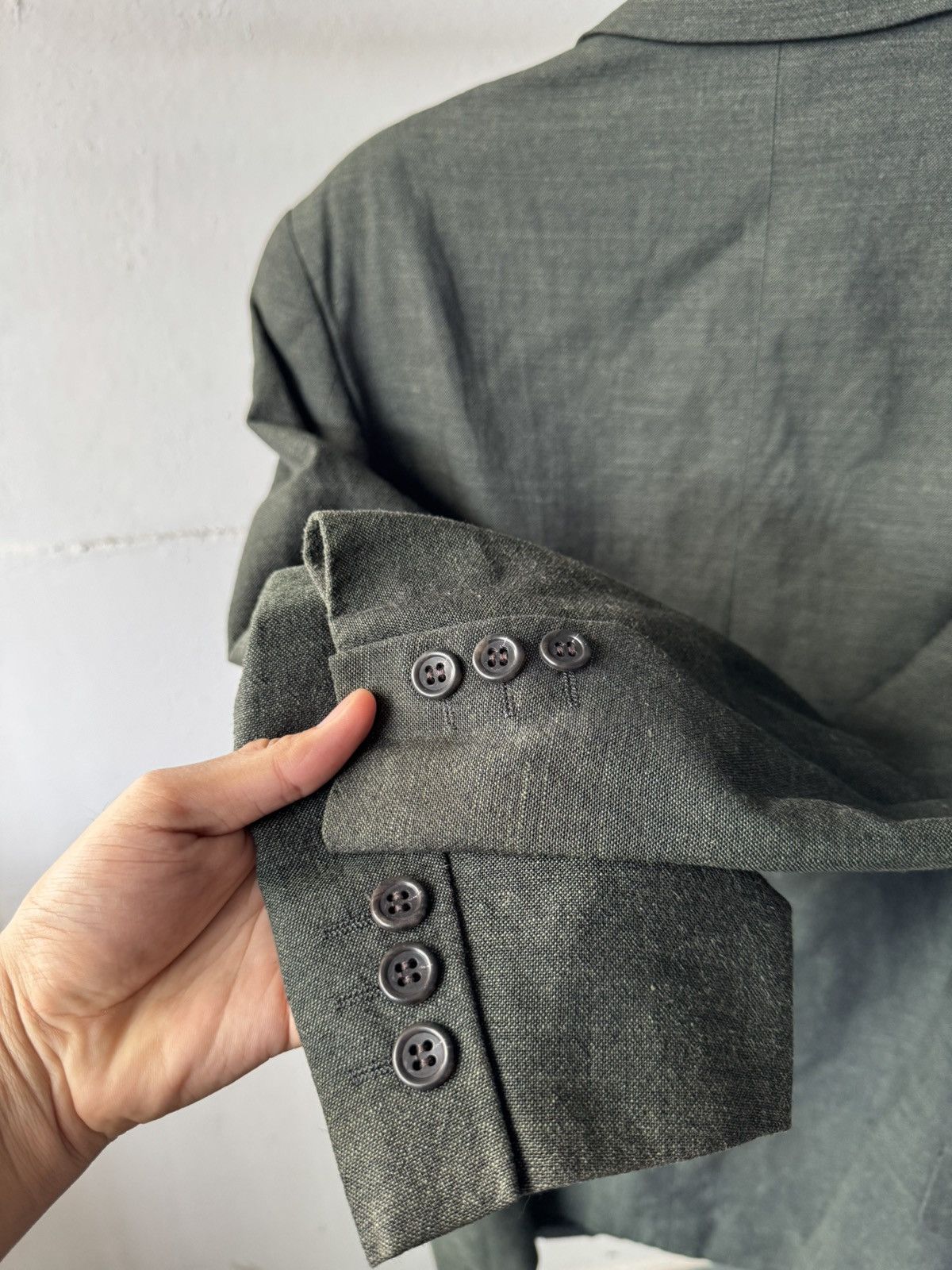 Issey Miyake Issey Miyake Design Studio Cupra Lining Wool Blazer Size US M / EU 48-50 / 2 - 8 Thumbnail
