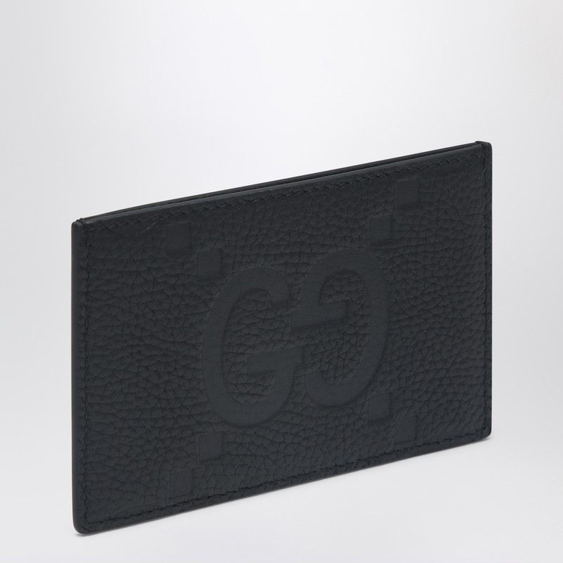 Gucci Gucci Card Holder With Large Gg Black Size ONE SIZE - 1 Thumbnail