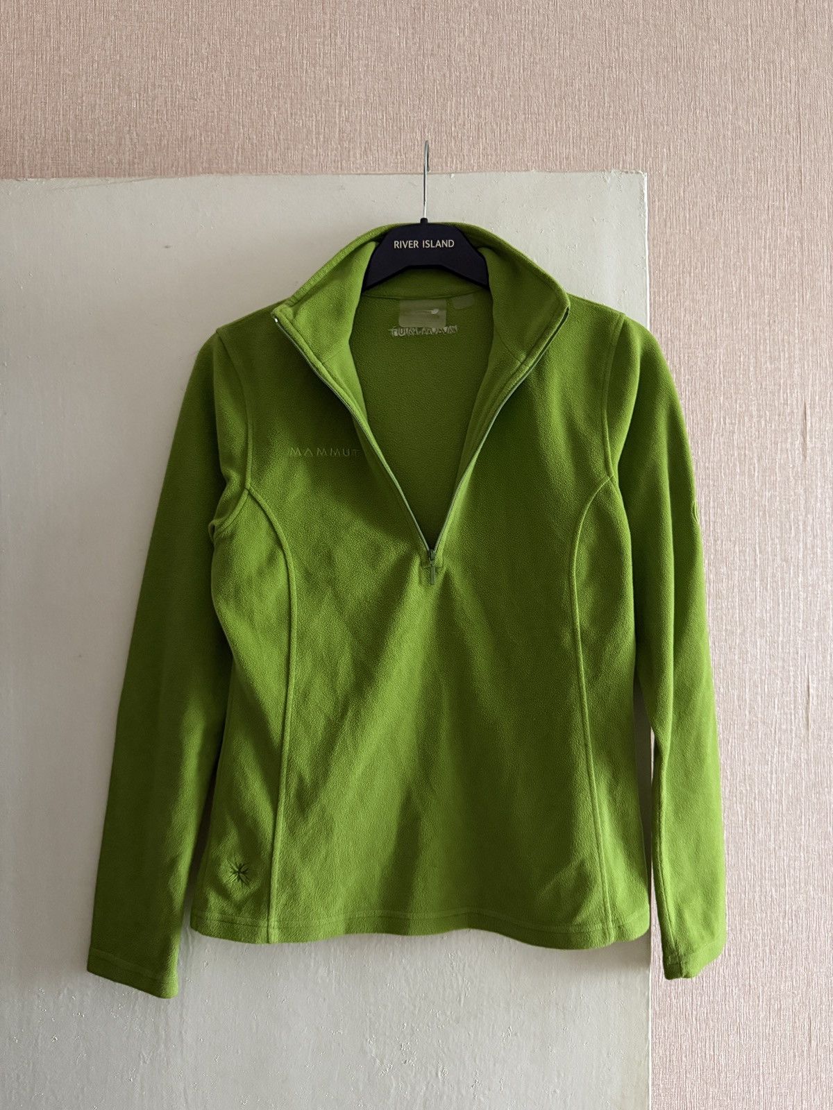 Mammut Vintage Mammut Green Fleece Pullover 1/2 Zip Jacket Women’s Size M / US 6-8 / IT 42-44 - 7 Thumbnail