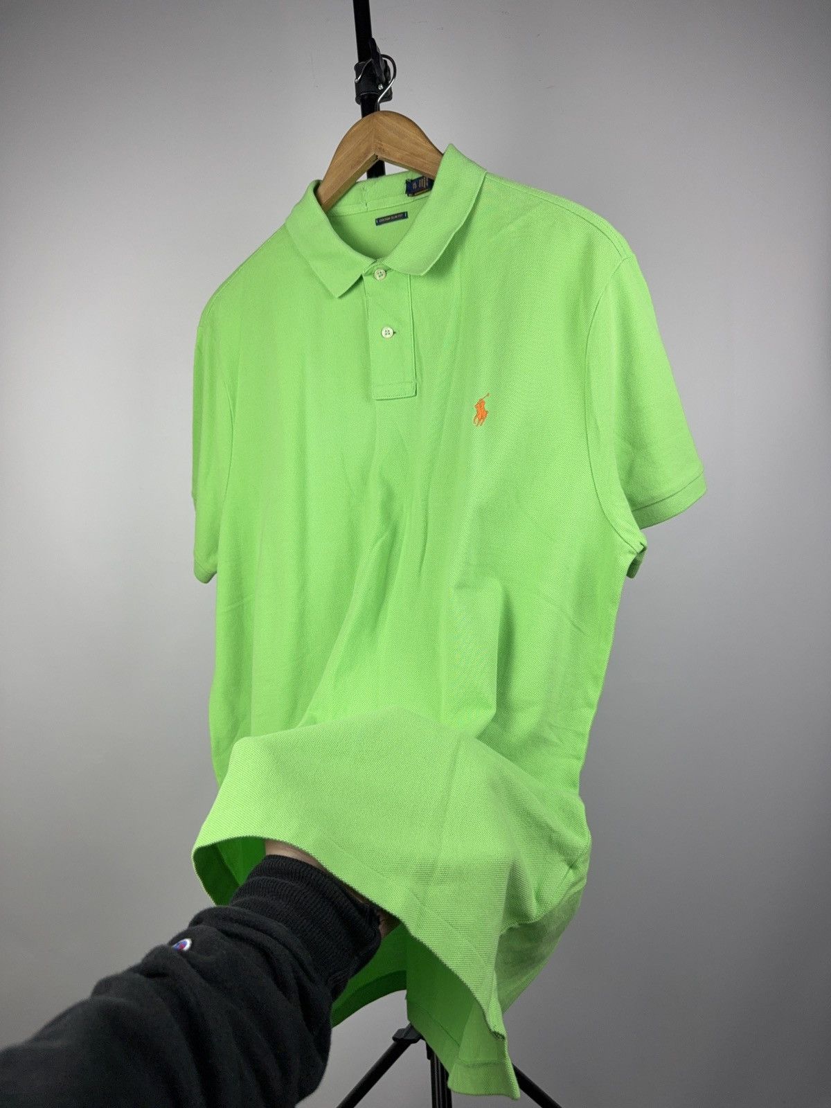 Polo Ralph Lauren Luxury 00s Ralph Lauren Polo lime green custom slim fit XL Size US XL / EU 56 / 4 - 6 Thumbnail