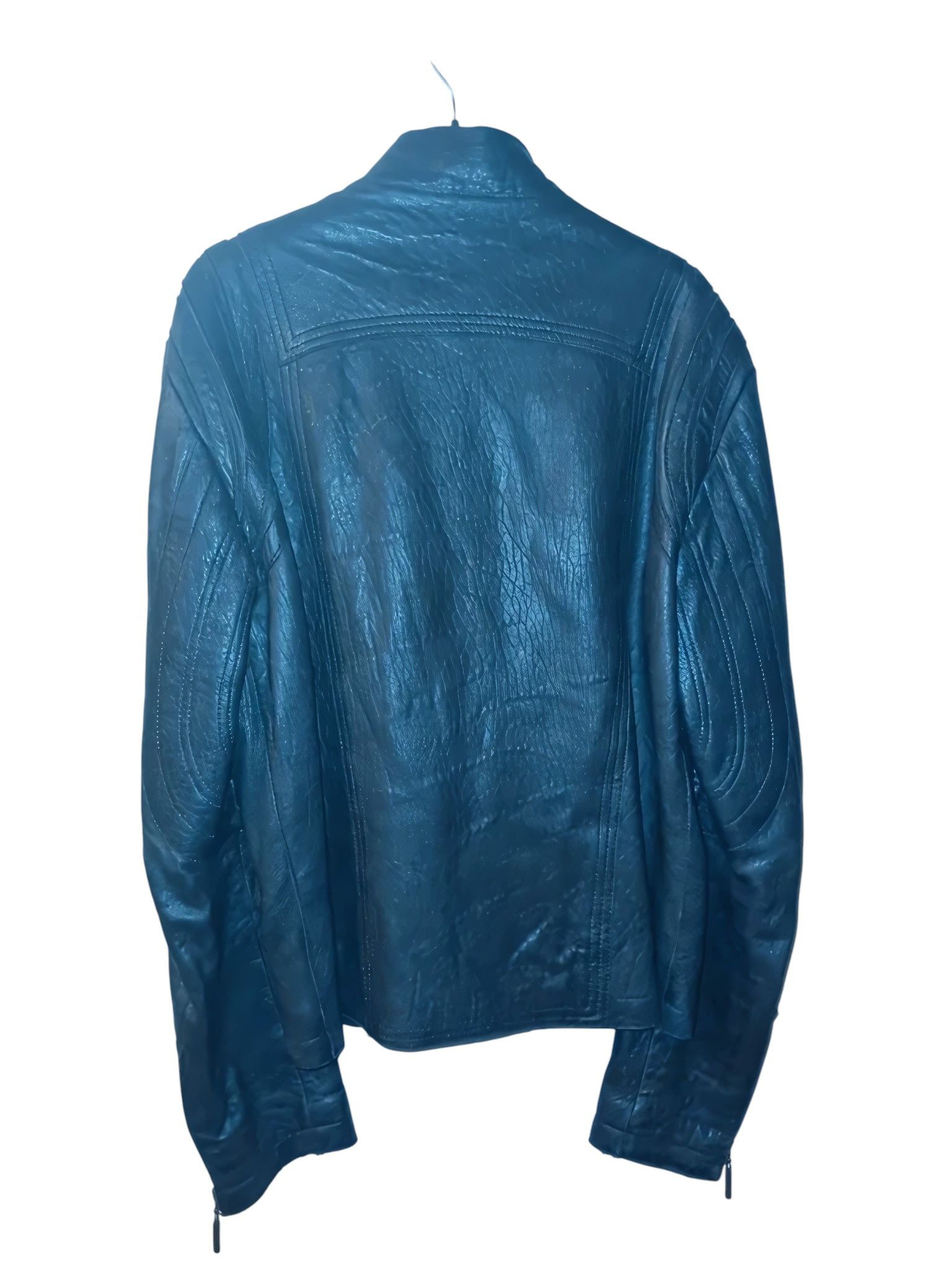 Roberto Cavalli LEATHER BIKER JACKET Size US M / EU 48-50 / 2 - 3 Thumbnail