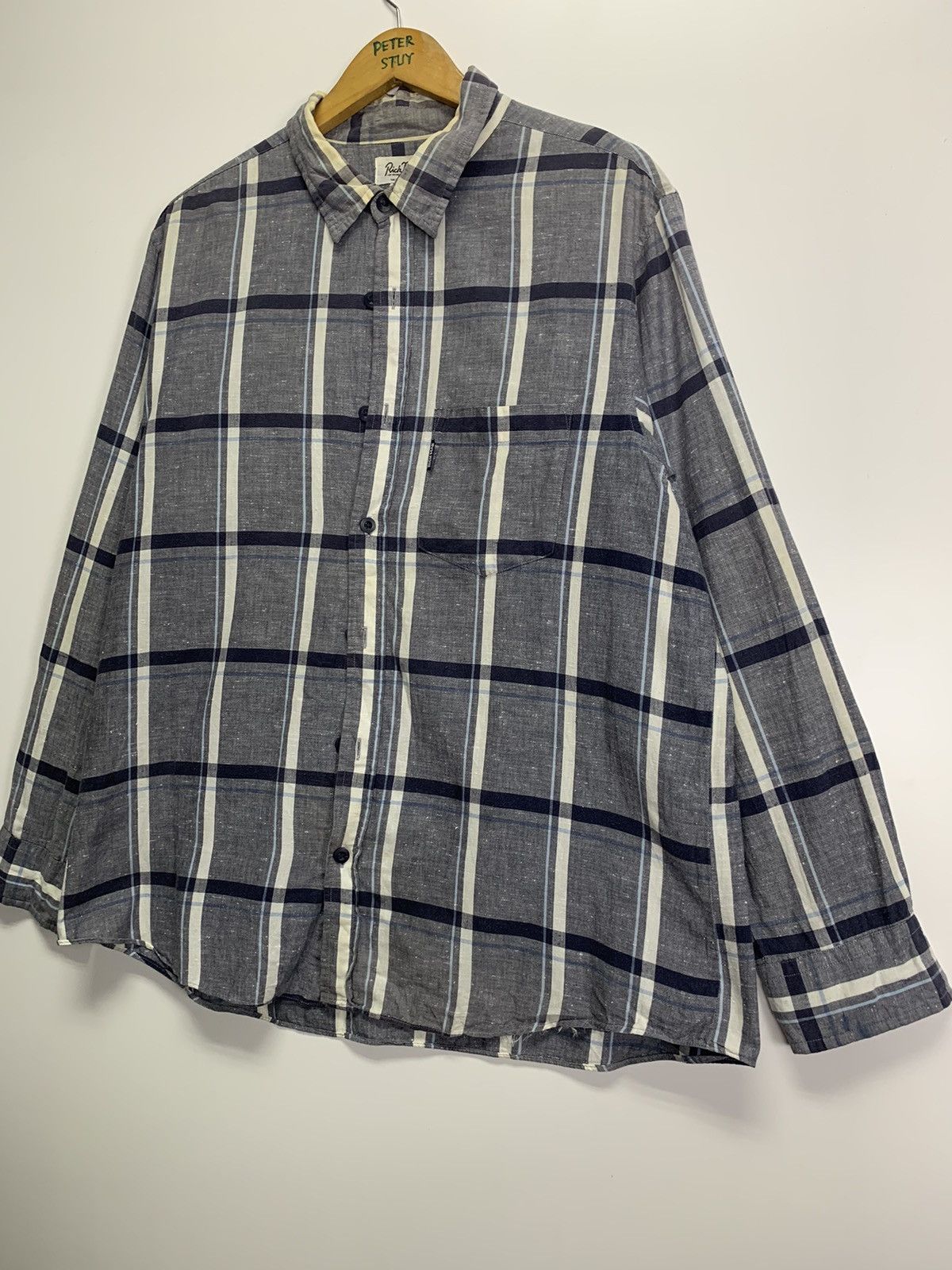 Flannel × Japanese Brand × Vintage Vintage Rich Man Flannel Size US XXL / EU 58 / 5 - 6 Thumbnail