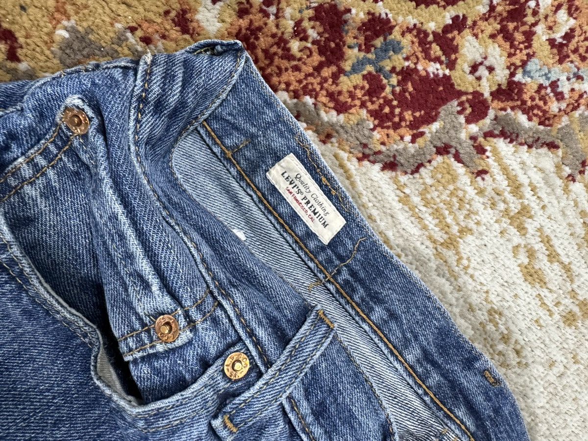 Levi's × Vintage Levi's 501 Baggy Denim Washed Black Jeans Pants Vintage Size US 32 / EU 48 - 6 Thumbnail