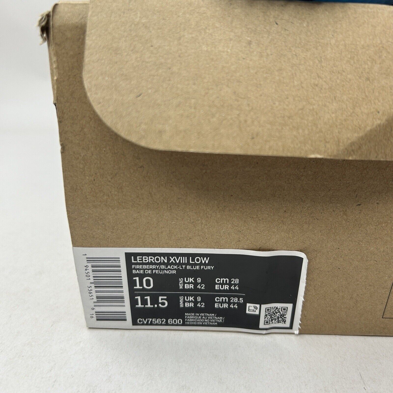 Nike Nike Lebron 18 Low “Neon Nights/Fireberry" 2023 Size US 10 / EU 43 - 5 Thumbnail