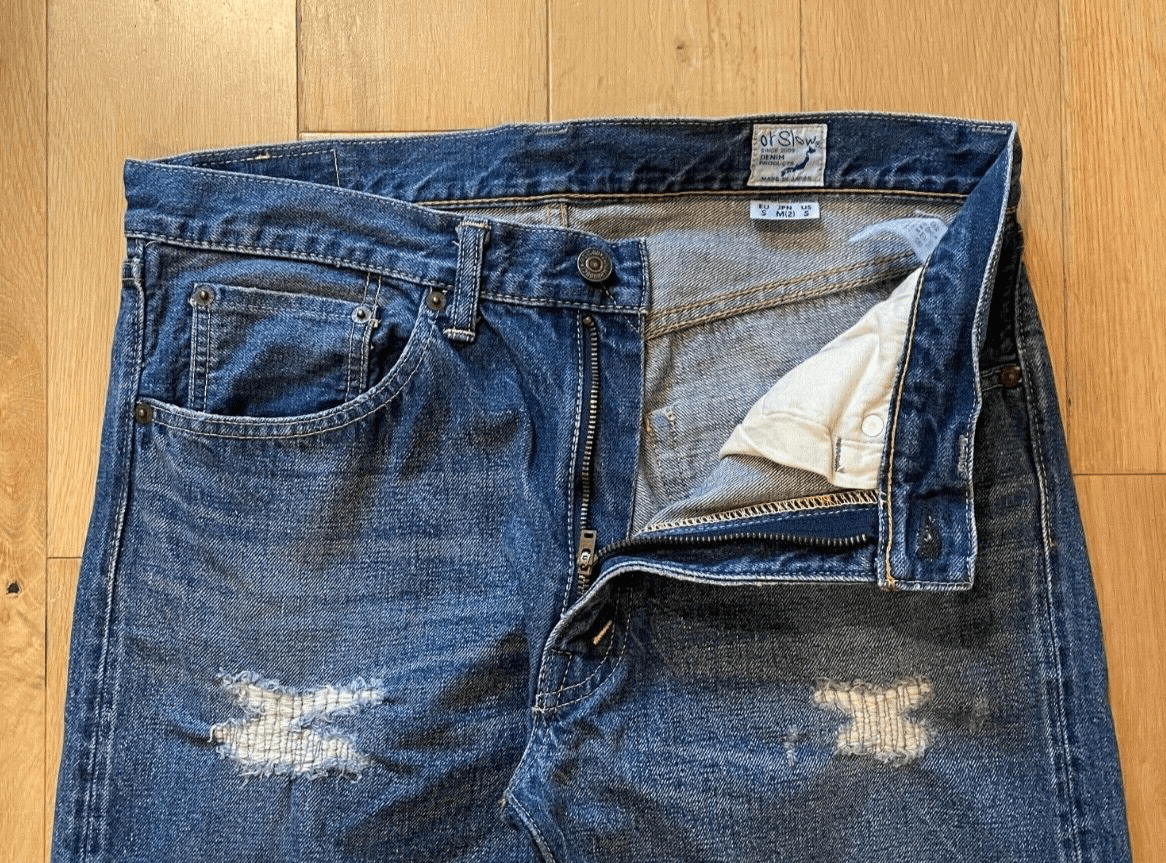 Orslow orSlow 107 Selvedge Denim Jeans Size 2 (32") Made in Japan Size US 32 / EU 48 - 4 Thumbnail