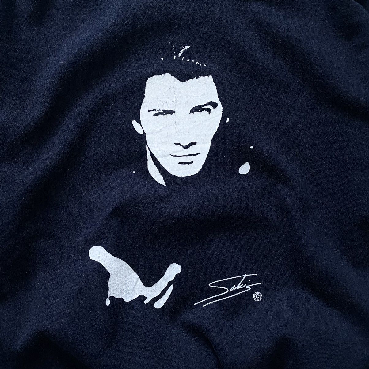 Band Tees × Vintage Vintage 00s Sakis Rouvas Greece Actor Singer Sign Sweatshirt Size US S / EU 44-46 / 1 - 2 Thumbnail