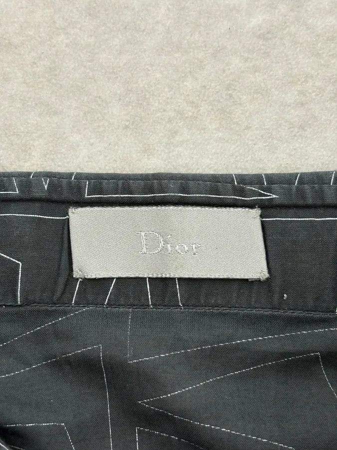 Dior SS2007 Dior Black Stars Shirt Size US M / EU 48-50 / 2 - 8 Thumbnail