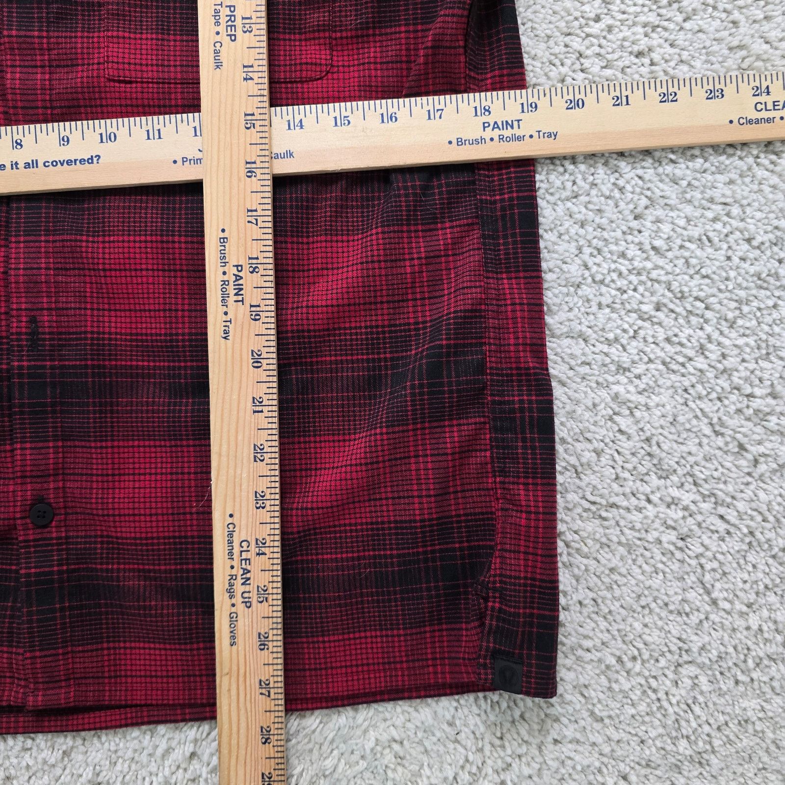 Lululemon Lululemon Mens Performance Flannel Lightweight Red Large L Size US L / EU 52-54 / 3 - 5 Thumbnail