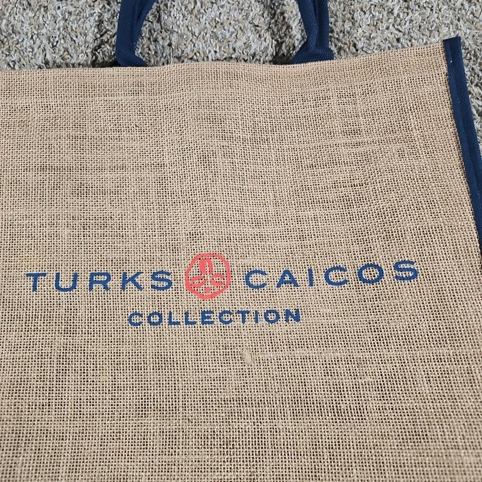 Other Turks & Caicos Woven Burlap Tote Bag Size ONE SIZE - 2 Thumbnail