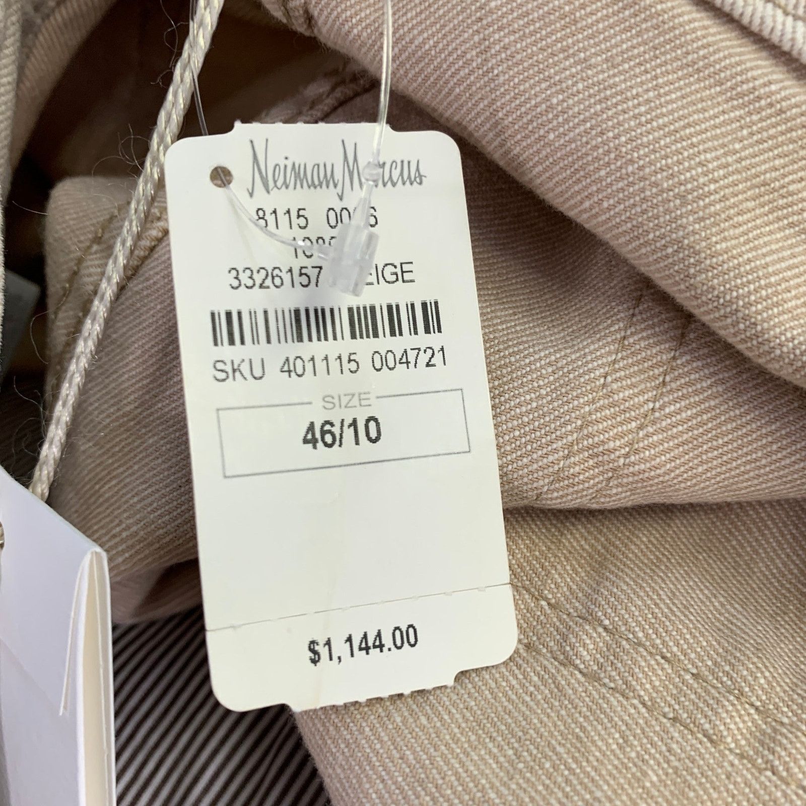 Brunello Cucinelli BRUNELLO CUCNELLI Cotton Twill Monili Cuffed Casual Pants Size 32" / US 10 / IT 46 - 10 Thumbnail