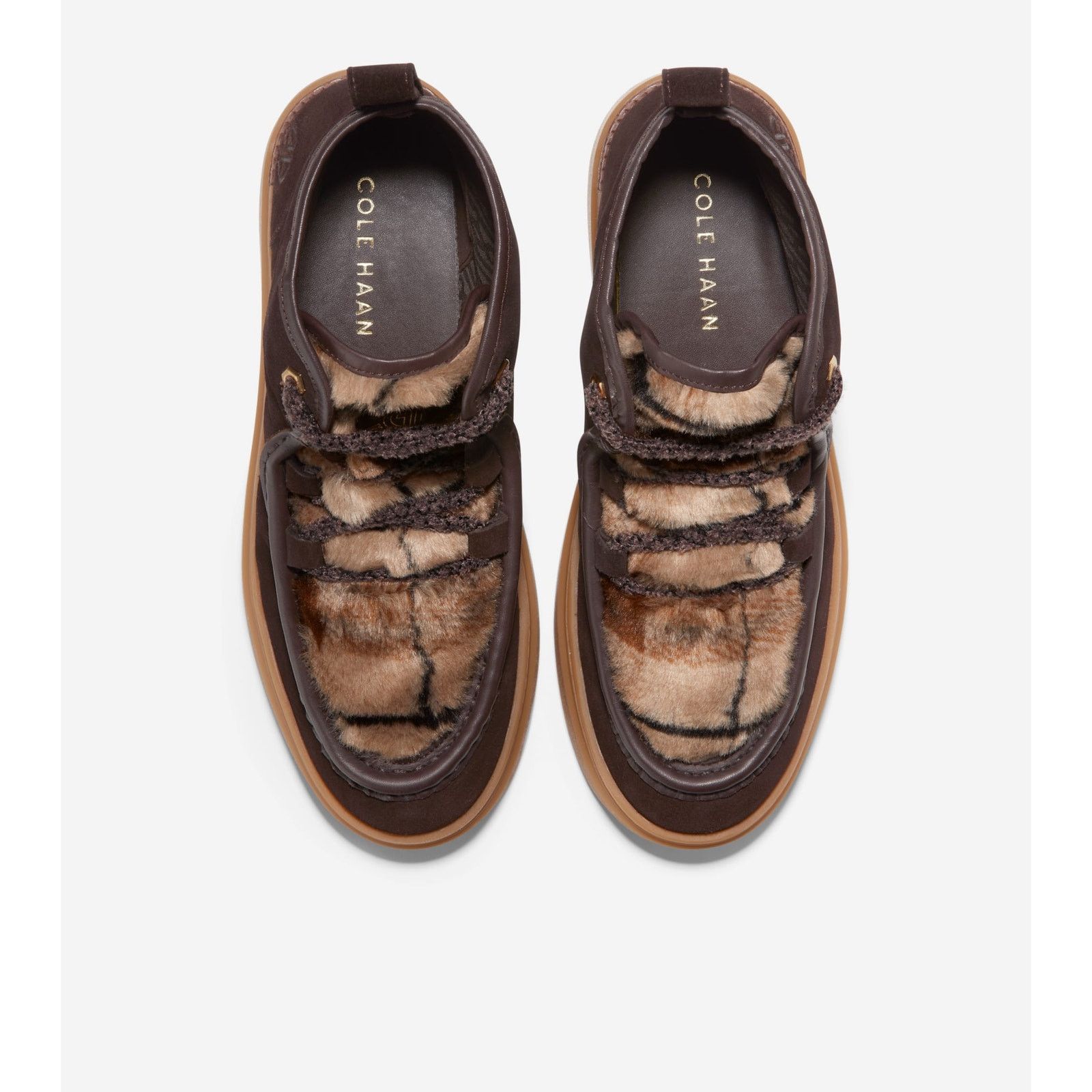 Cole Haan COLE HAAN WOMEN'S 6 DARK CHOCOLATE PLAID SUMMIT CHUKKA BOOT Size US 6 / IT 36 - 2 Thumbnail