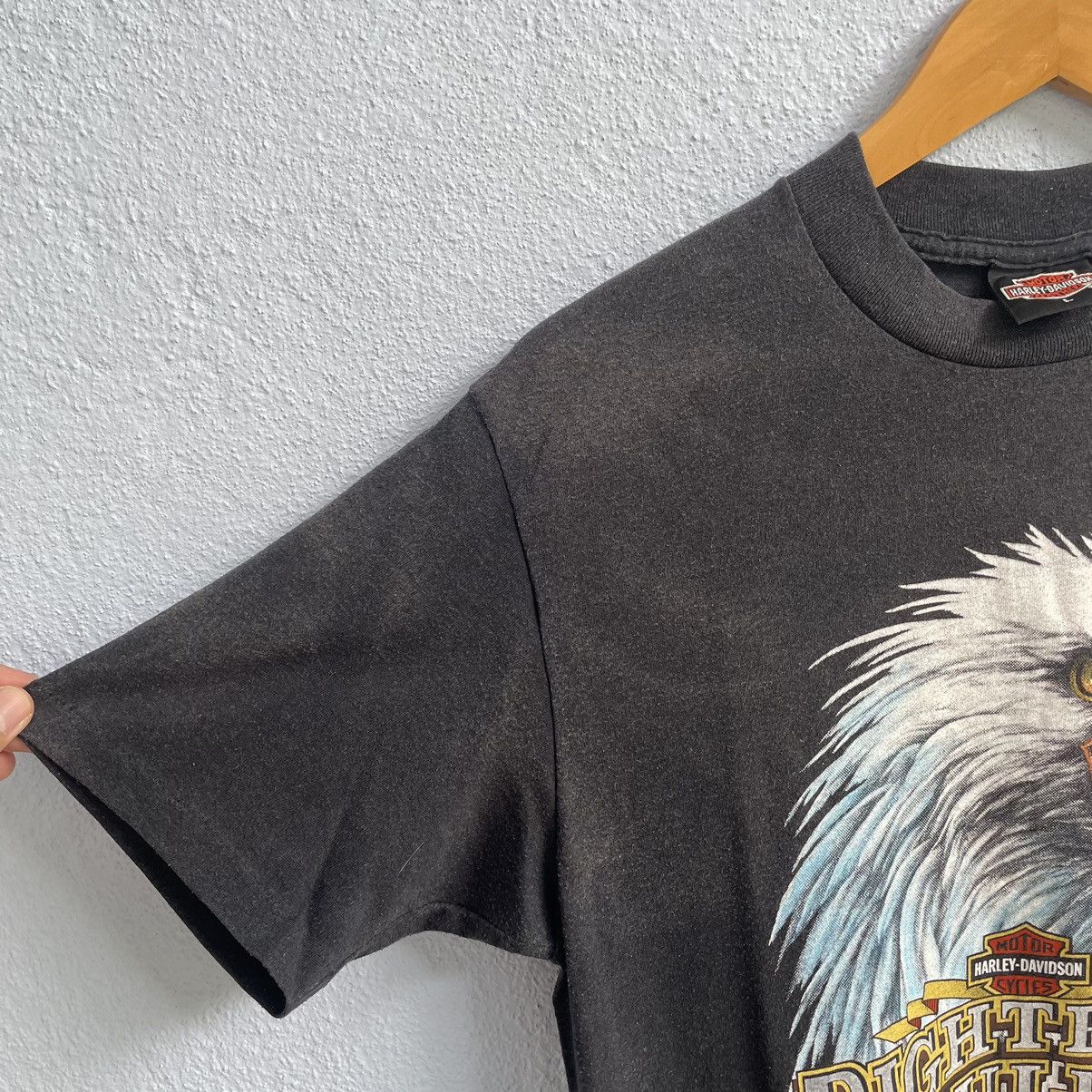 Harley Davidson × Vintage Vintage 3D Emblem harley davidson righteous ruler eagle tee Size US M / EU 48-50 / 2 - 6 Thumbnail