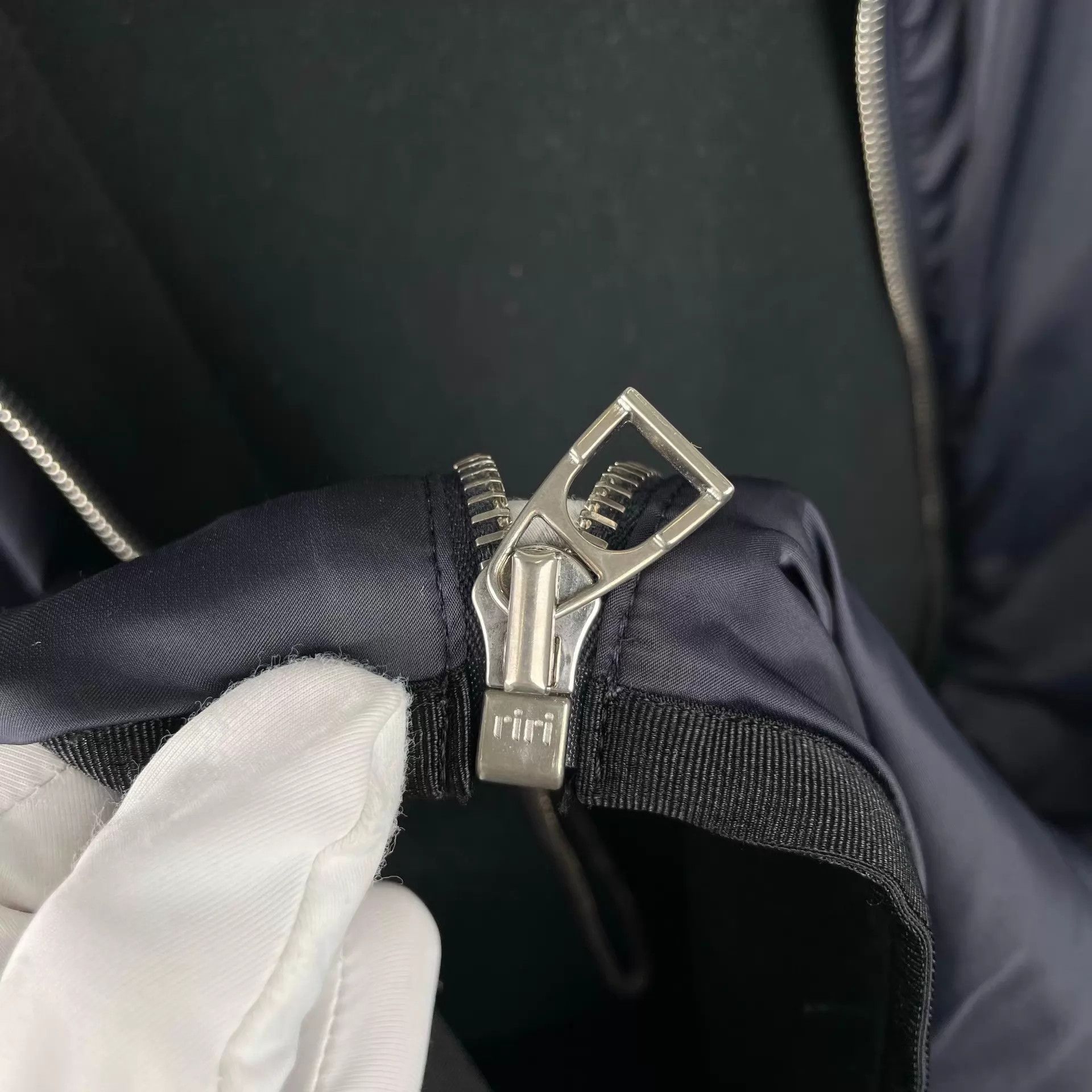 Hermes Hermès Nylon Jacket Black Blue Size S 260411XJJGY02 Size US S / EU 44-46 / 1 - 4 Thumbnail