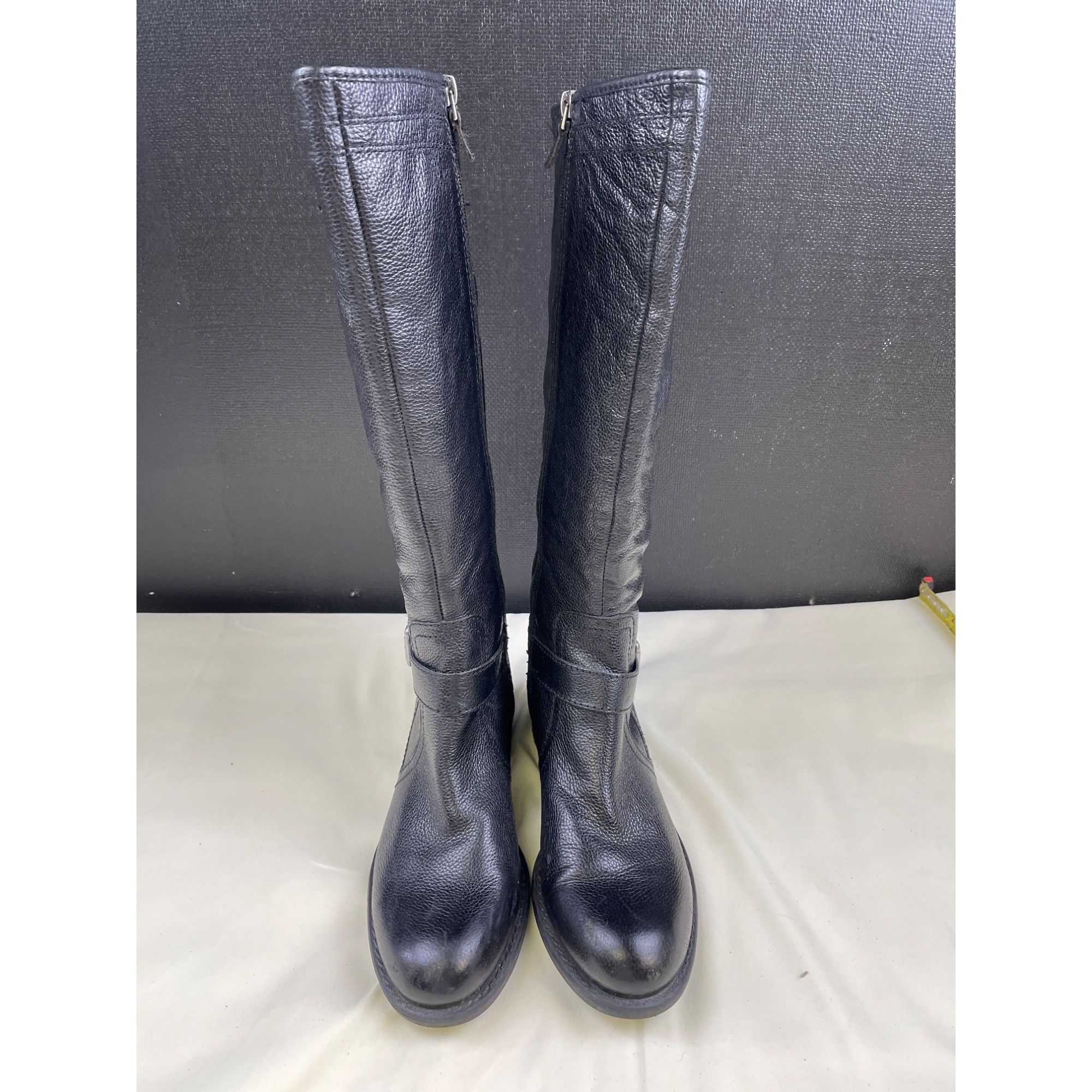 Franco Sarto Franco Sarto Women's Black Leather Riding Boots/Shoes Size 6 Size US 6.5 / IT 36.5 - 5 Thumbnail