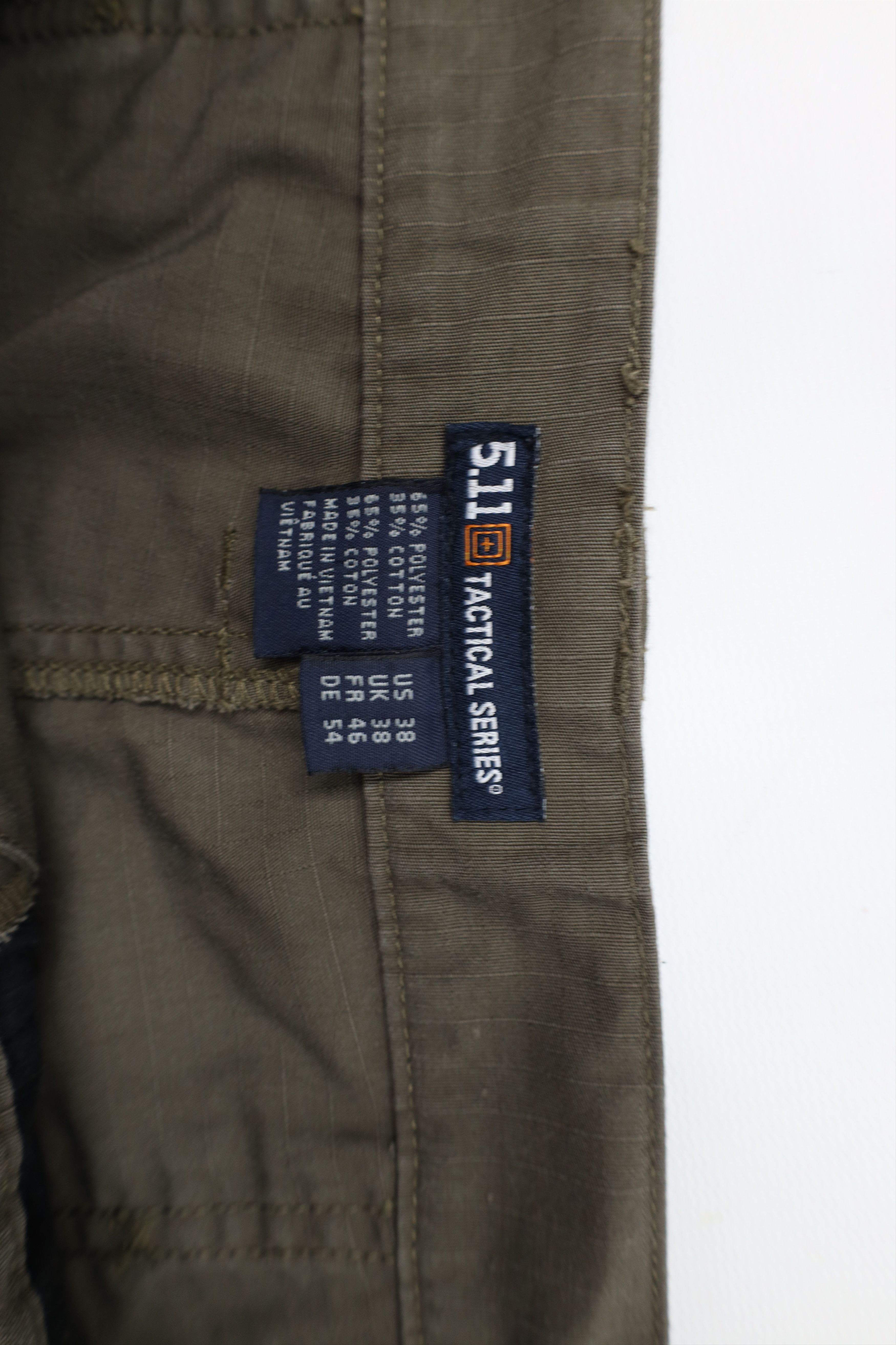 Vintage 5.11 Tactical Series Uniform Cargo Shorts Olive Green Size US 38 / EU 54 - 7 Thumbnail
