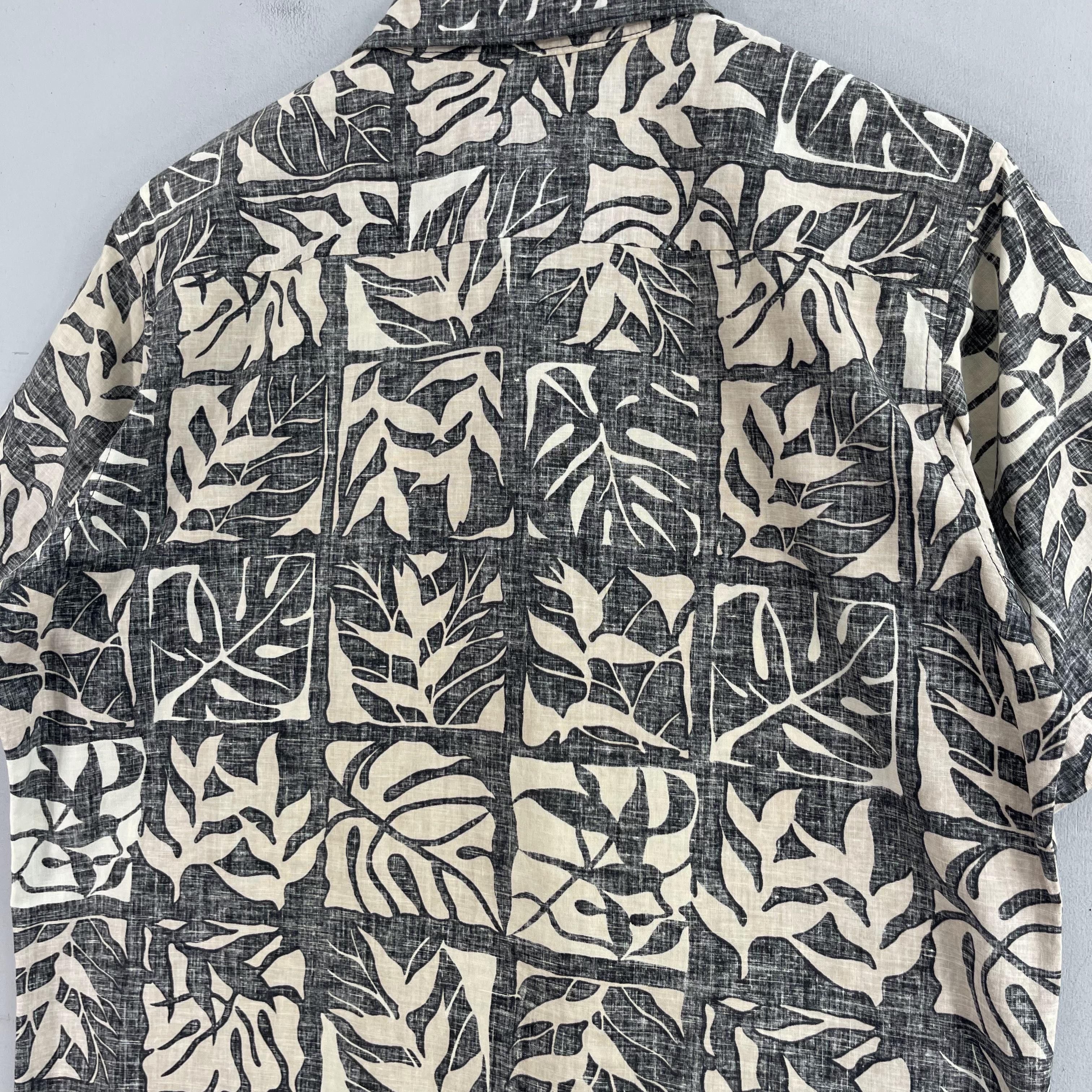 Vintage WEEDS Aloha Tropical Floral Leaves Motive Hawaii Shirt Size US M / EU 48-50 / 2 - 8 Thumbnail