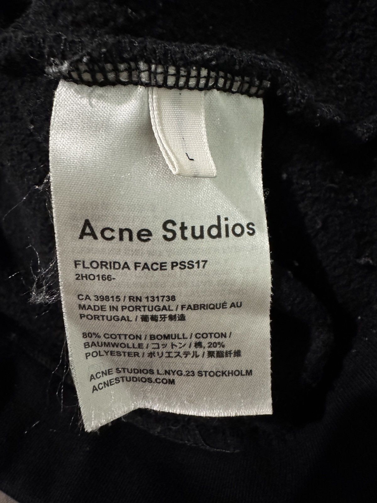 Acne Studios Acne Studios Florida Face PSS17 Hoodie Size US L / EU 52-54 / 3 - 14 Thumbnail
