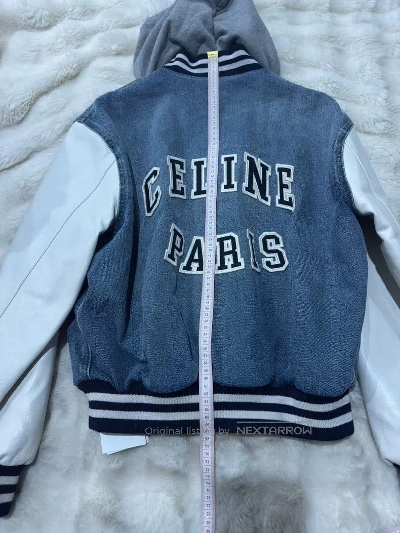 Celine CELINE Denim and Leather Patchwork Jacket Size US XS / EU 42 / 0 - 9 Thumbnail