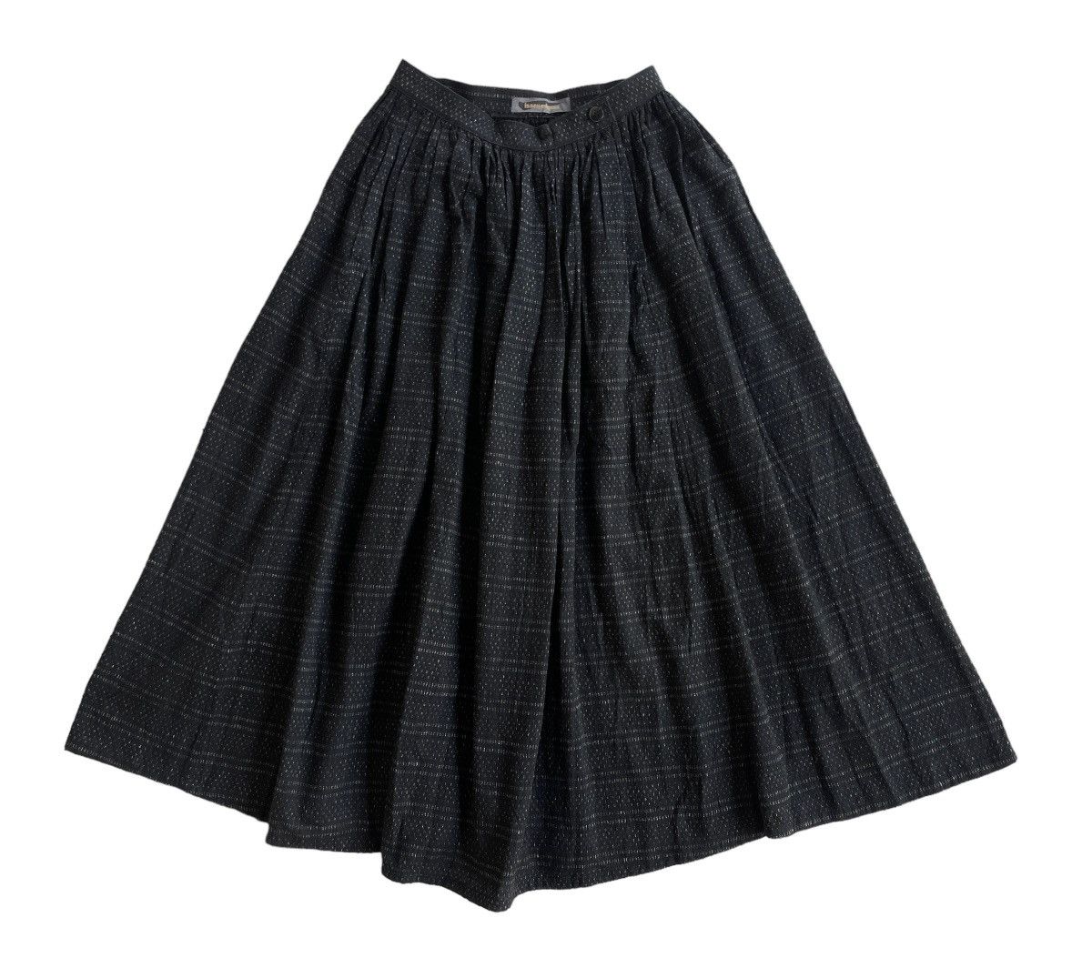 Issey Miyake 80s Issey Miyake Maxi Flare Skirt Size 24" / US 00 / IT 34 - 3 Thumbnail