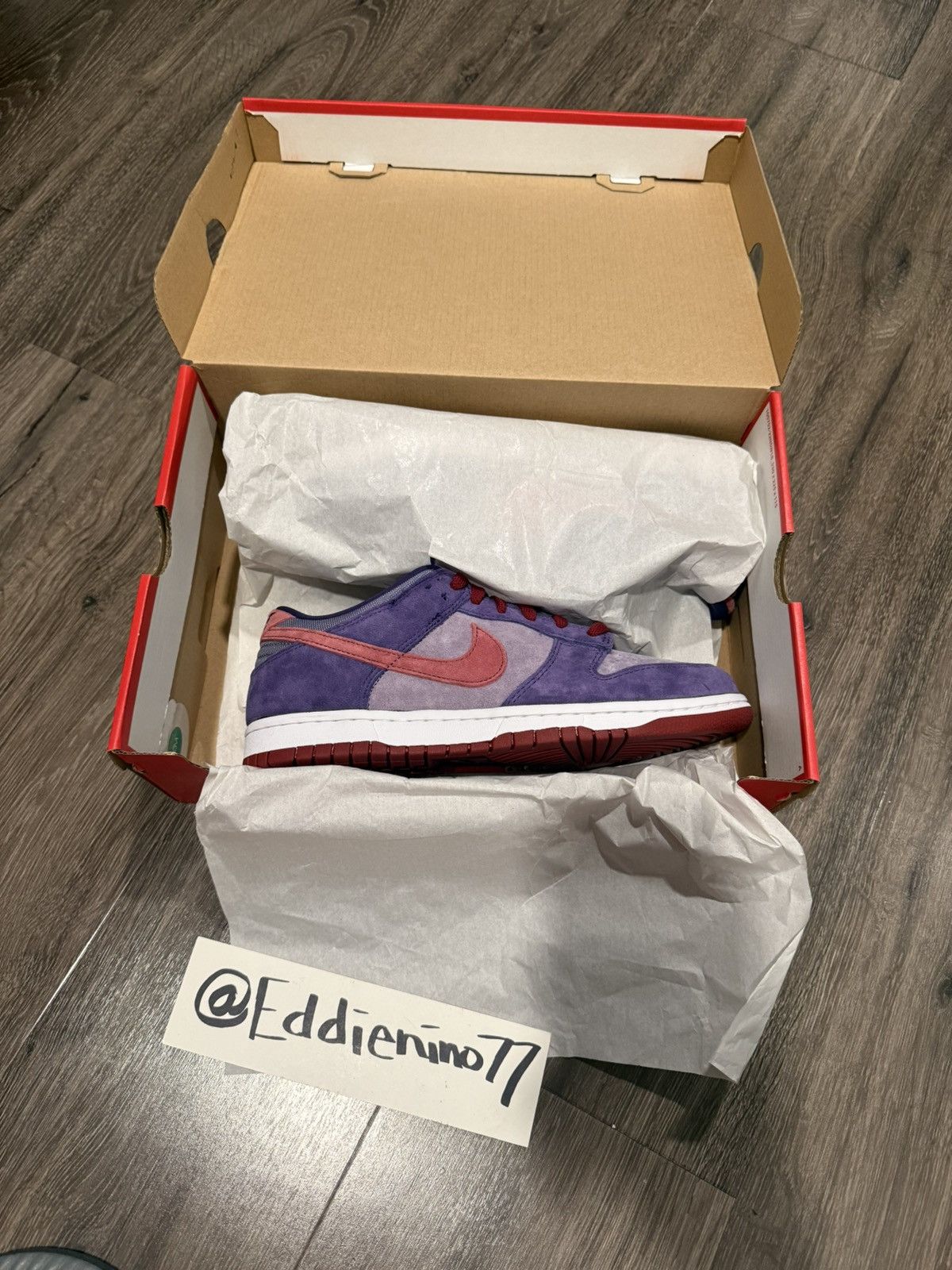 Nike Nike Dunk Low Plum (Ugly Duckling Pack) Size US 8.5 / EU 41-42 - 3 Thumbnail
