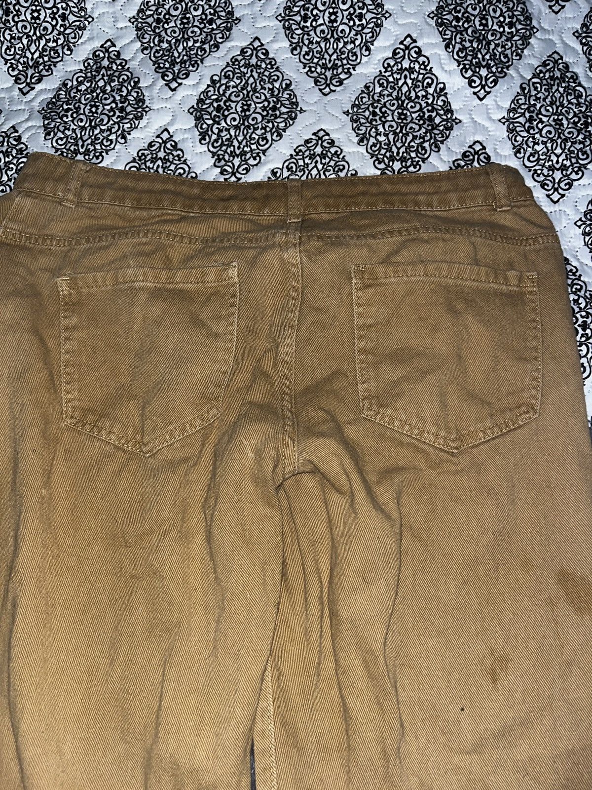 Other Brown Distressed Letter Pants Size 34 Size US 34 / EU 50 - 5 Thumbnail