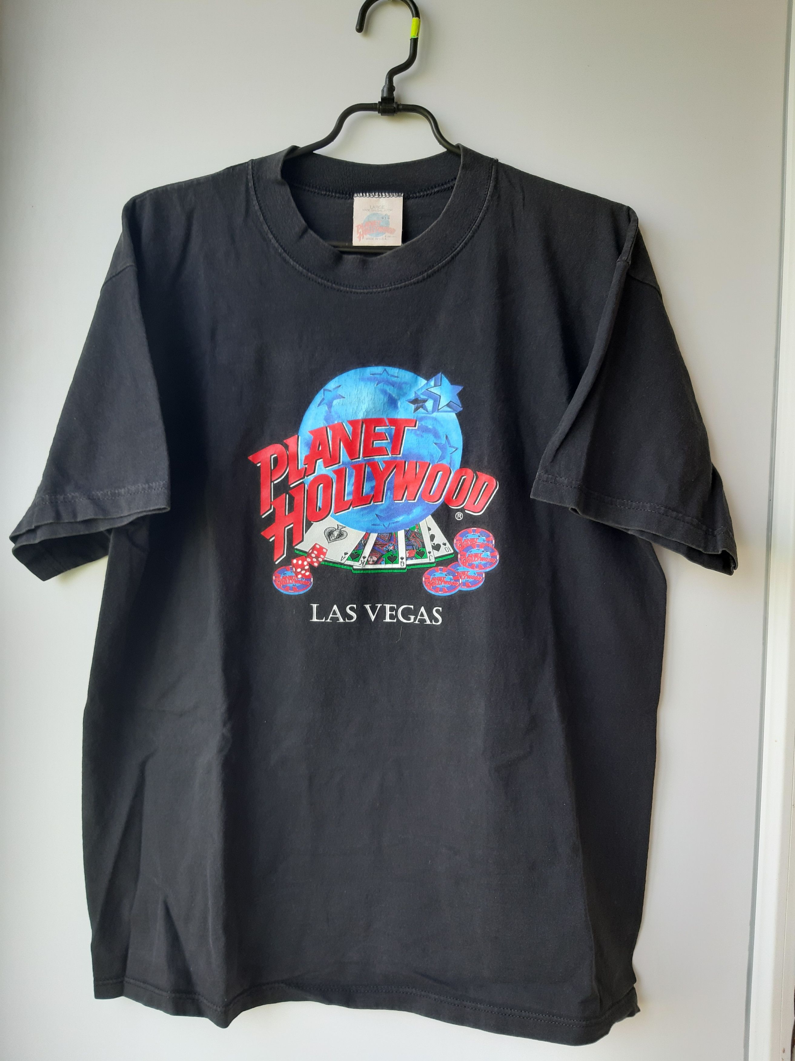 Planet Hollywood × Vintage Vintage 90s Planet Hollywood Las Vegas Streetwear Tee Y2K Size US L / EU 52-54 / 3 - 1 Thumbnail