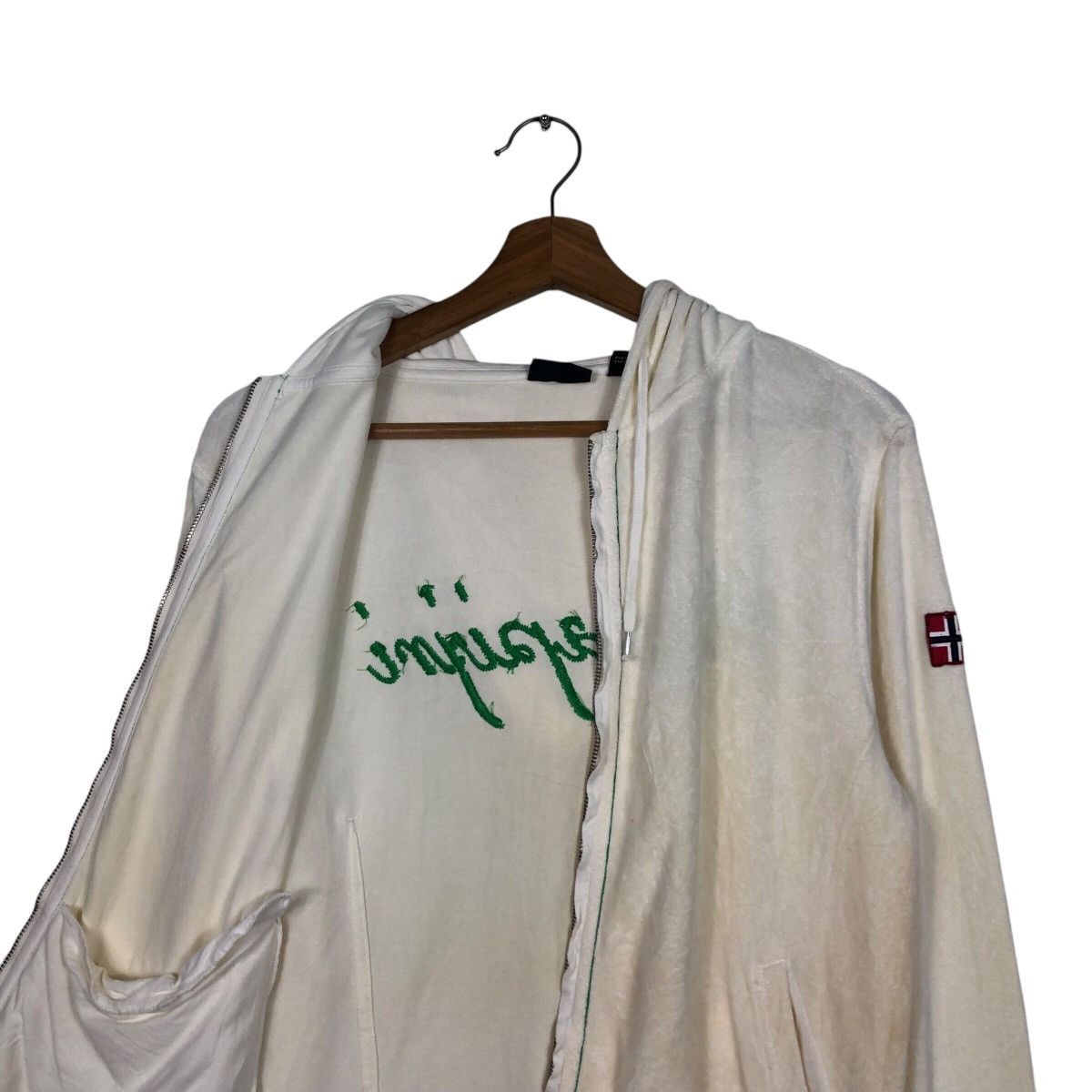 Japanese Brand × Napapijri 📌Vintage Zipper Sweater Jacket Napapijri Big Logo Size US L / EU 52-54 / 3 - 15 Thumbnail