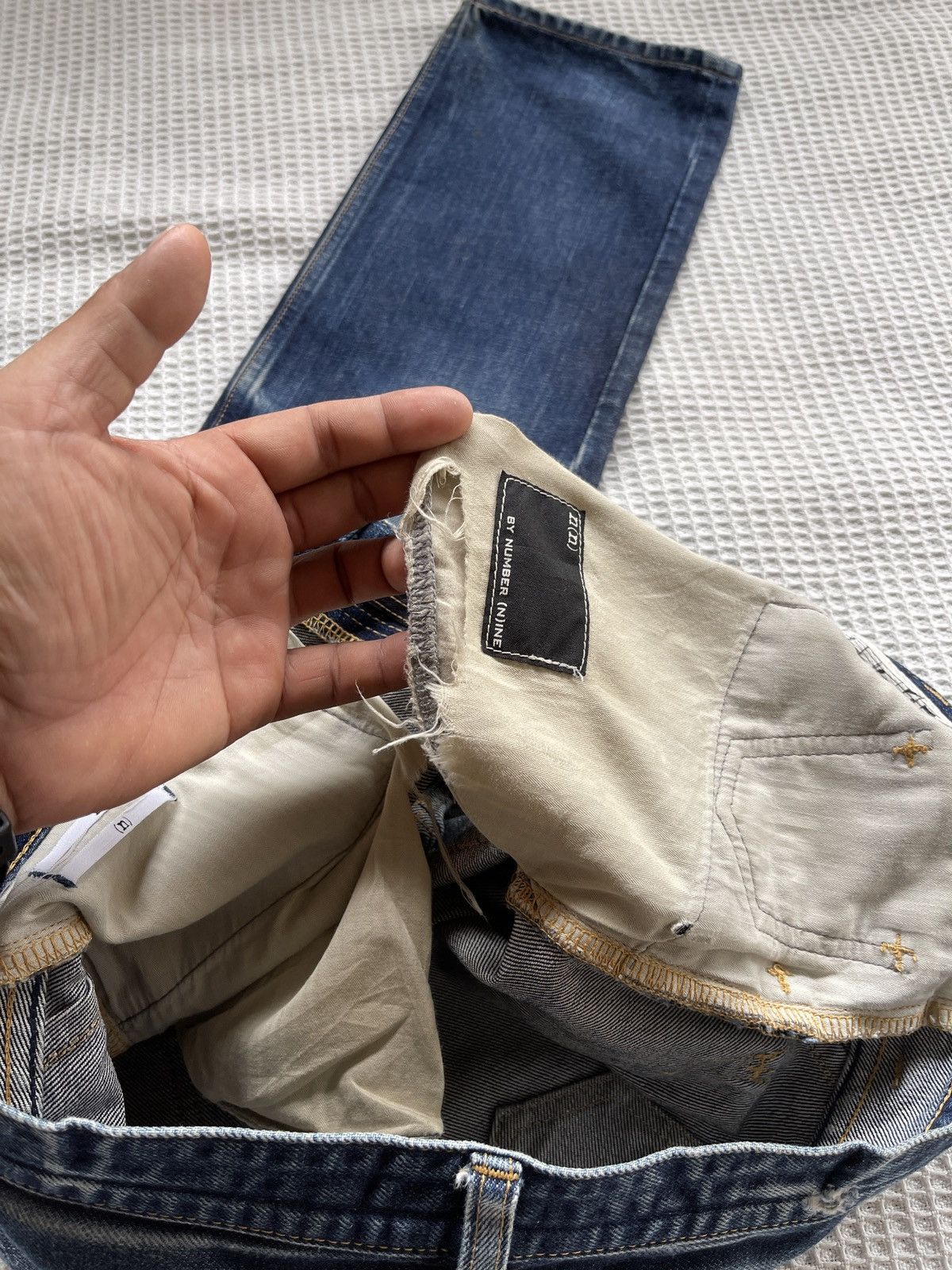 Number (N)ine Rare🔥Vintage Number (N)ine Jeans Size US 30 / EU 46 - 13 Thumbnail