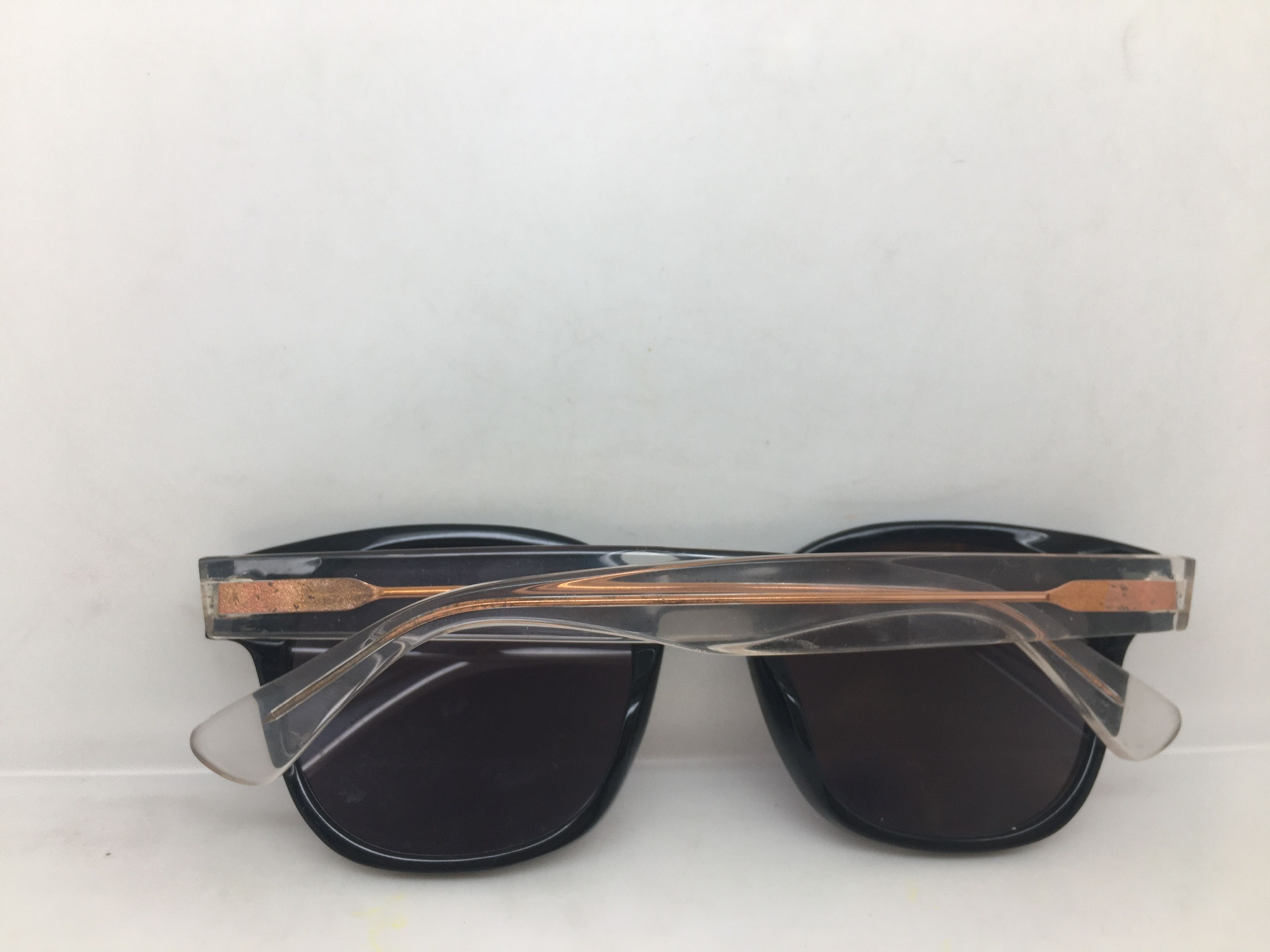 Other Handmade Black Acetate Retro Sunglasses Frame Key Hole Size ONE SIZE - 7 Thumbnail