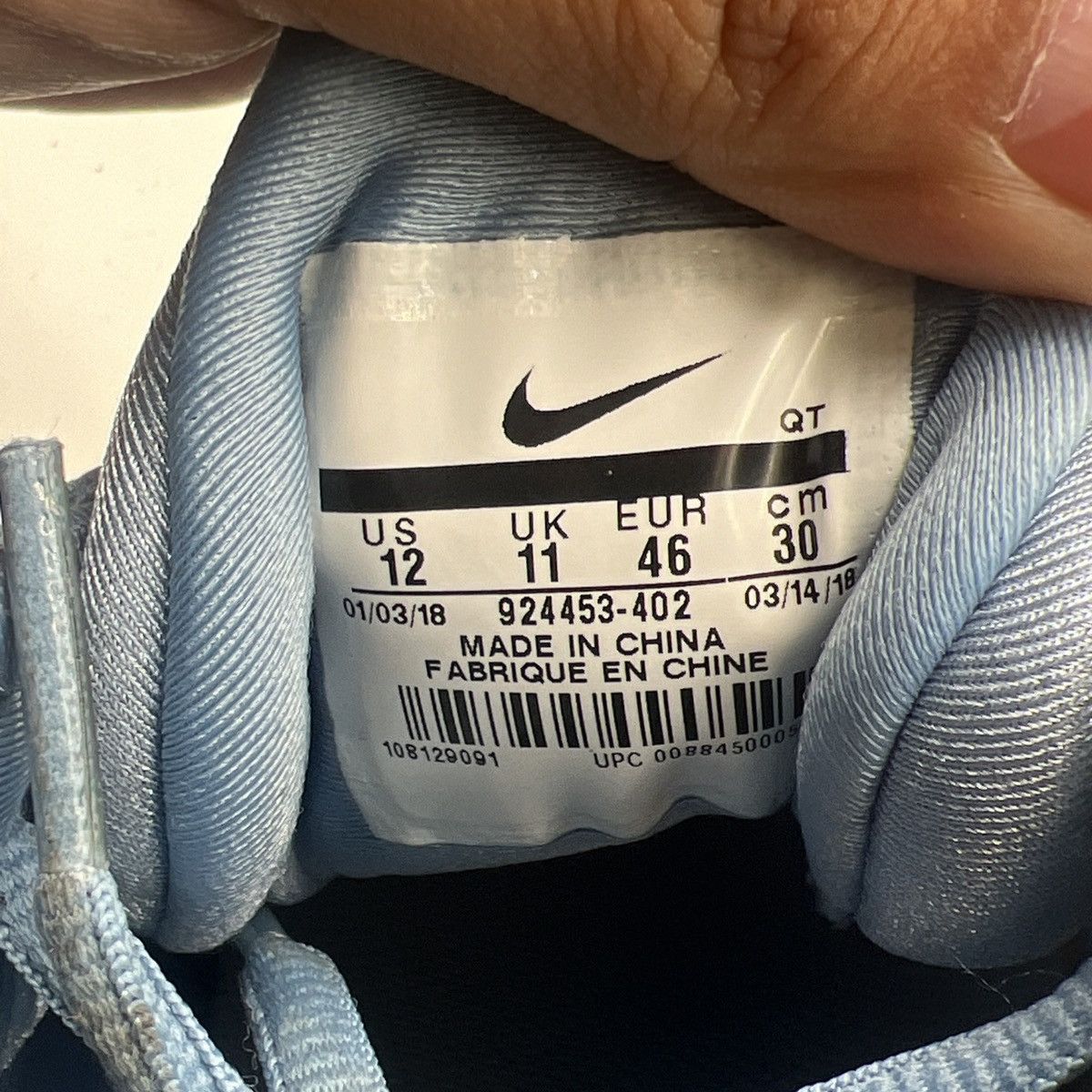 Nike Air VaporMax plus work blue Size US 12 / EU 45 - 8 Thumbnail