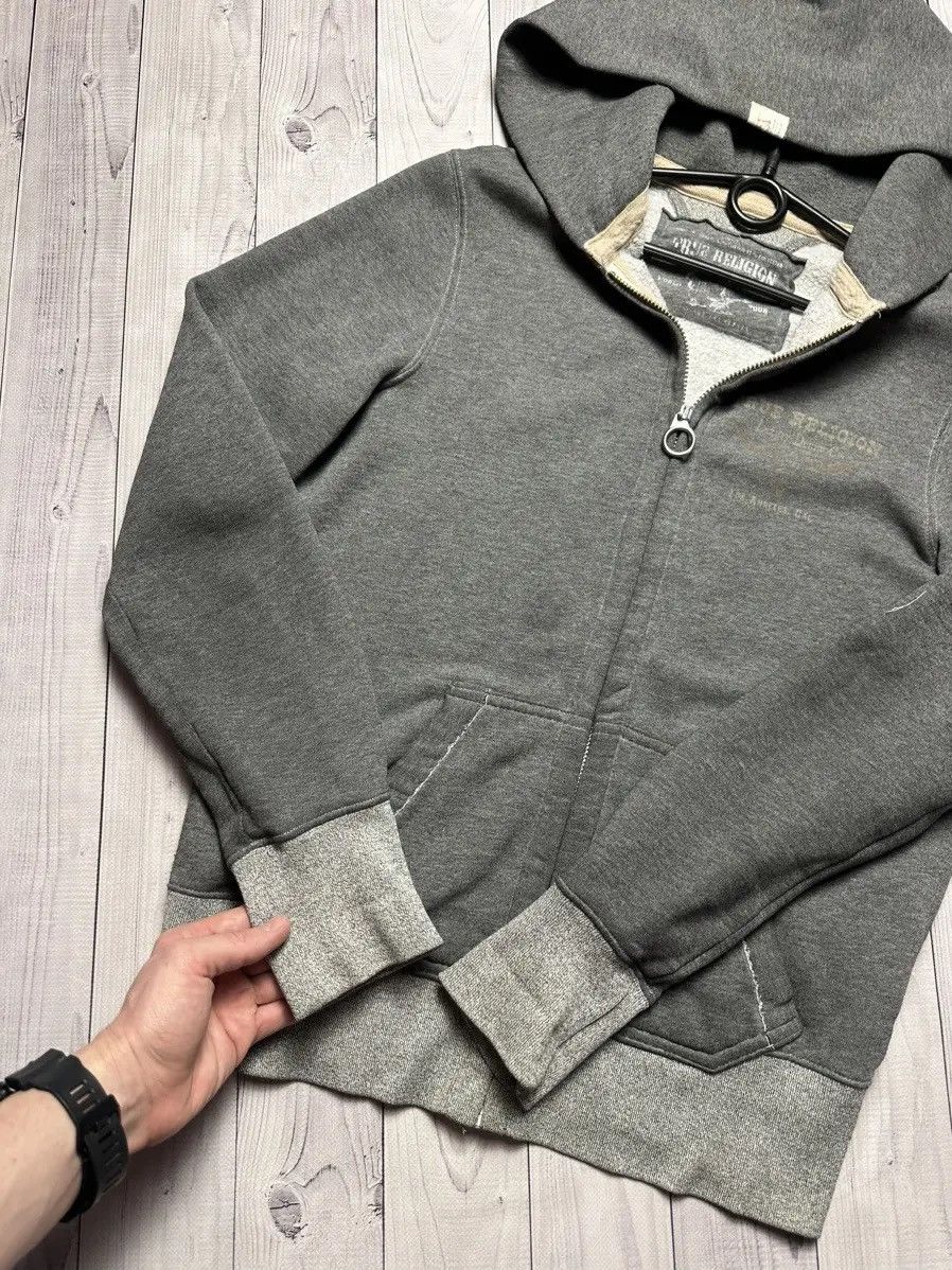 True Religion Vintage True Religion zip hoodie rare big logo bulls denim Size US S / EU 44-46 / 1 - 8 Thumbnail