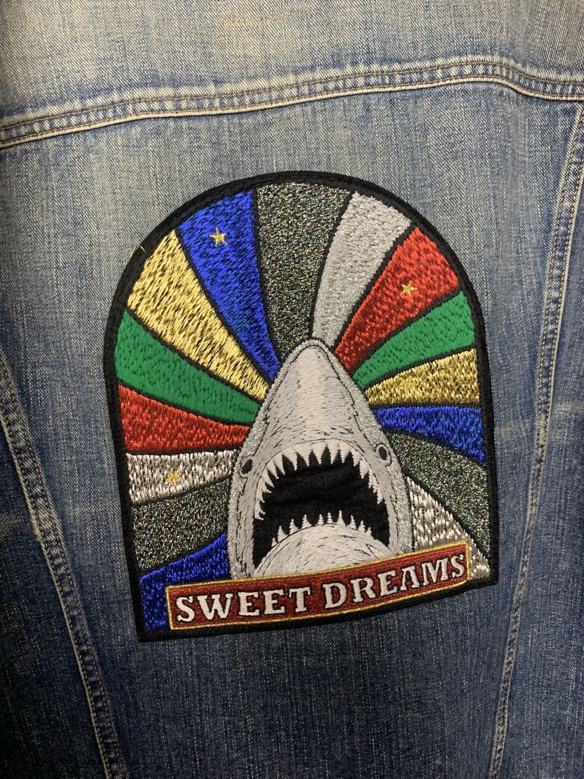 Saint Laurent Paris Saint Laurent 2017SS Sweet dreams denim jacket Size US L / EU 52-54 / 3 - 3 Thumbnail