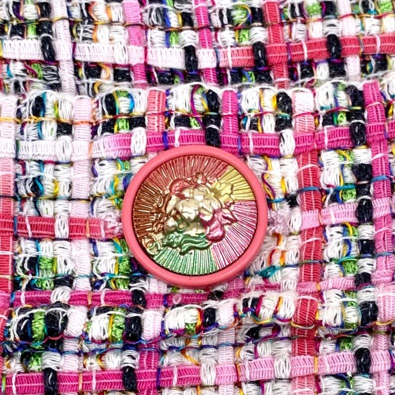Chanel ChanelColorful cotton tweed braided lapel short-sleeved jum Size XS / US 0-2 / IT 36-38 - 6 Thumbnail