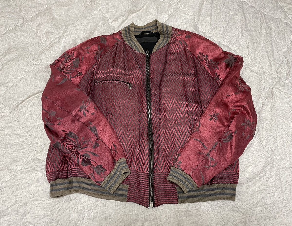 Haider Ackermann Haider Ackermann 15SS FLORAL CHEVRON JACKET Size US M / EU 48-50 / 2 - 1 Thumbnail