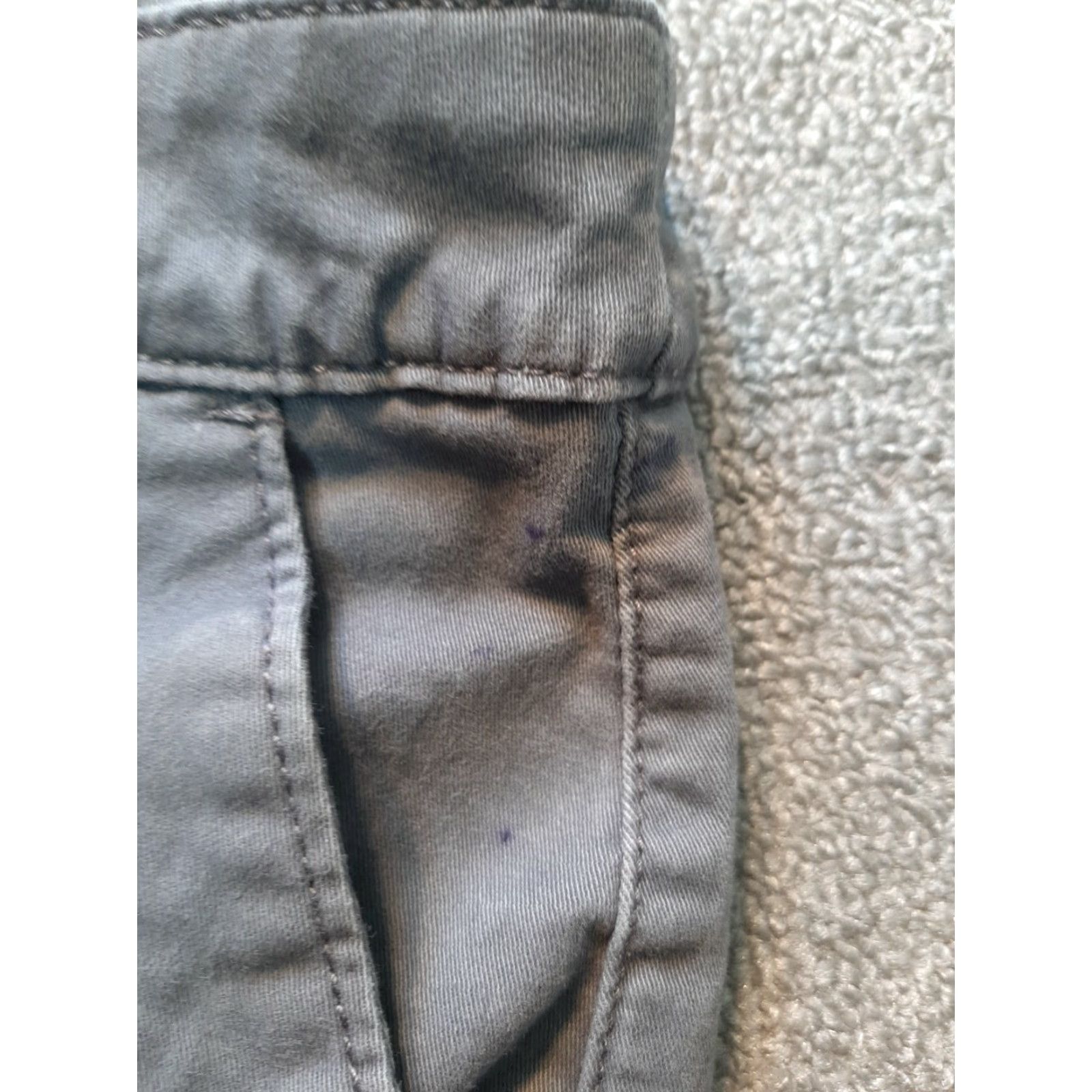Vintage A New Day Gray Shorts Womens Stretch Size 8 Casual Chino Belt Pockets Regular Rise High Size 28" / US 6 / IT 42 - 6 Thumbnail