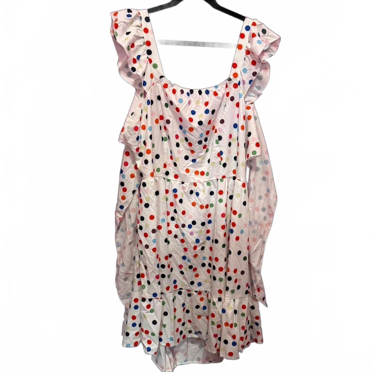 Designer Colorful Polka Dot Dress Size M / US 6-8 / IT 42-44 - 4 Thumbnail