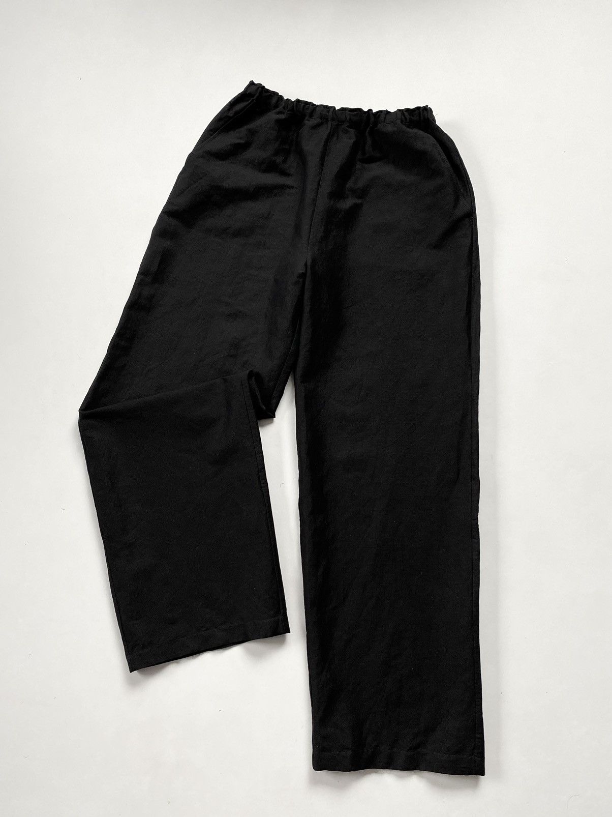 Toteme Toteme Stretch Linen Wide Trousers Size 27" / US 4 / IT 40 - 1 Thumbnail