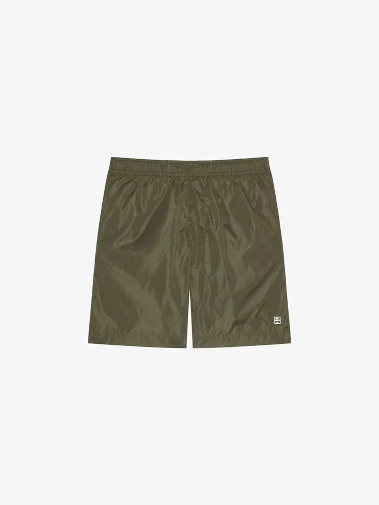 Givenchy o1n1vont0326 4G Logo Swimming Trunks in Khaki Green Size US 36 / EU 52 - 1 Thumbnail