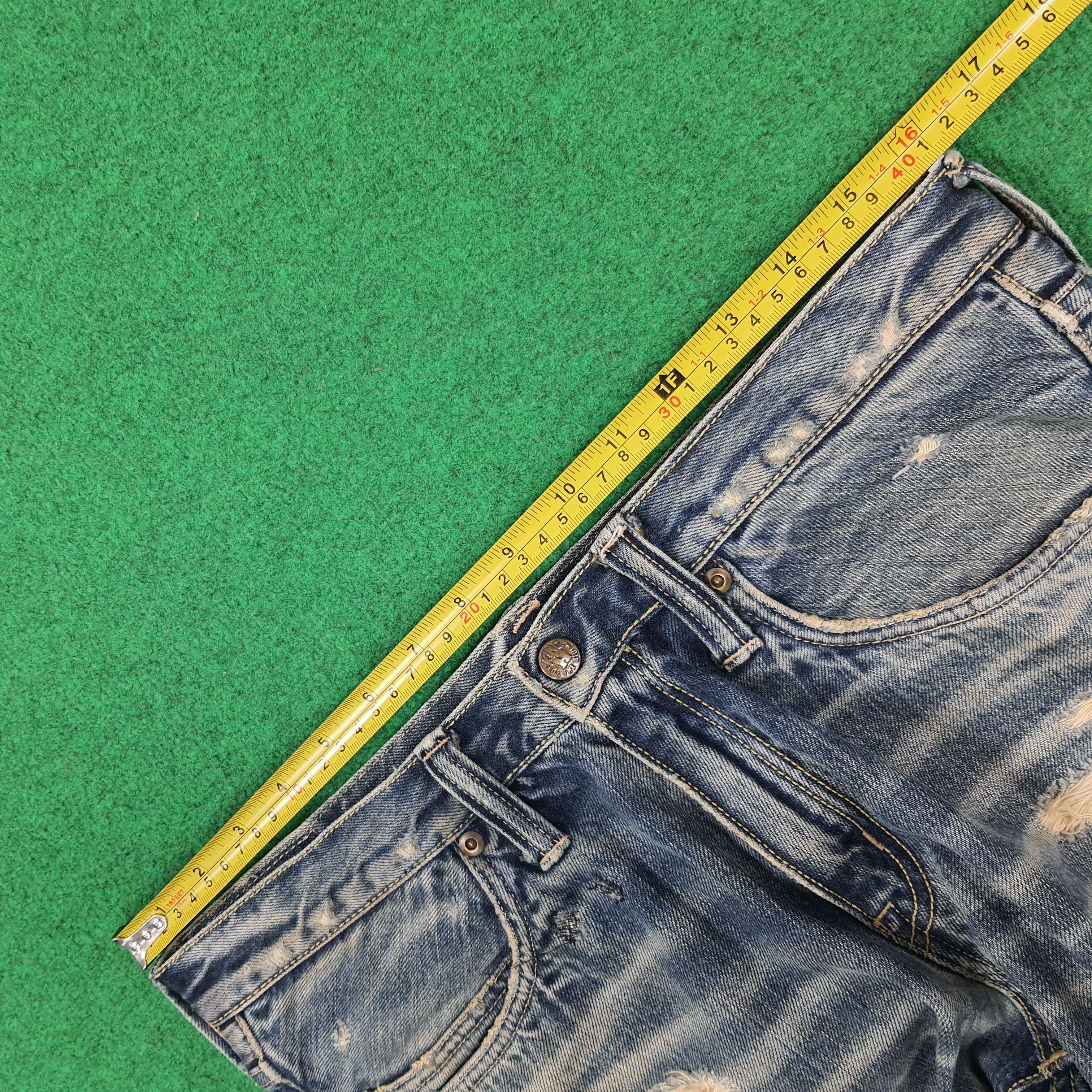 Blue Blue Japan Blue Blue Japan Hollywood Ranch Market Distressed E1N34 Size US 31 - 10 Thumbnail
