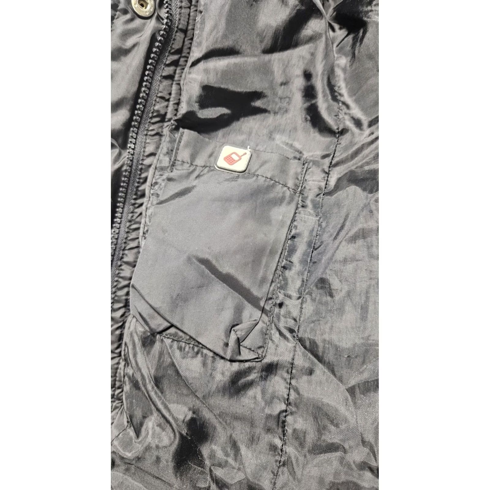 Vintage VINTAGE Puffer Jacket Women’s M Black Outerwear Button/zip Winter Warm Apollo Size M / US 6-8 / IT 42-44 - 7 Thumbnail