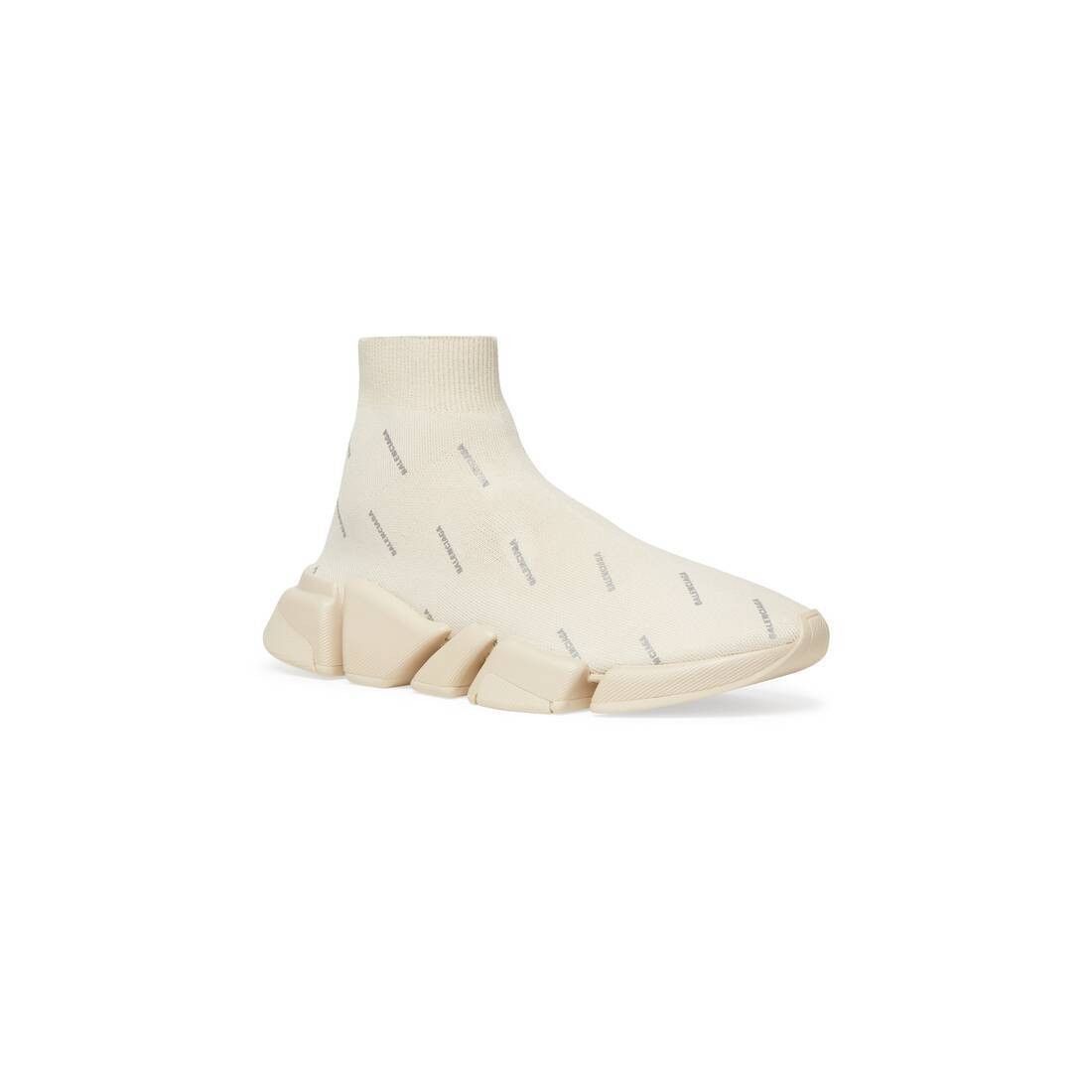 Balenciaga o1bcso1str1224 Speed 2.0 Recycled Sneakers Allover Logo Size US 6 / IT 36 - 2 Thumbnail