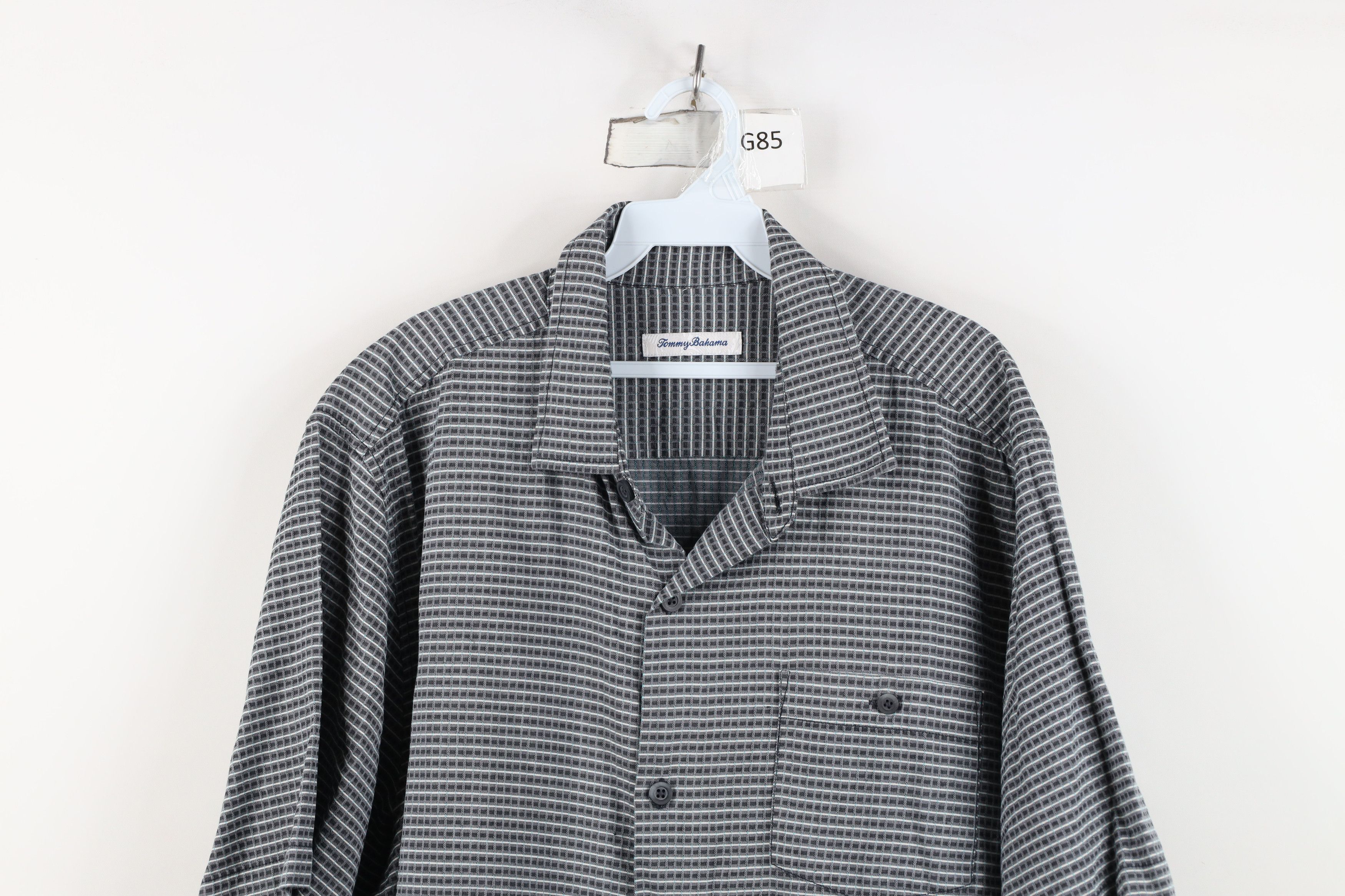 Tommy Bahama Tommy Bahama Striped Seer Sucker Short Sleeve Button Shirt Size US XL / EU 56 / 4 - 2 Thumbnail