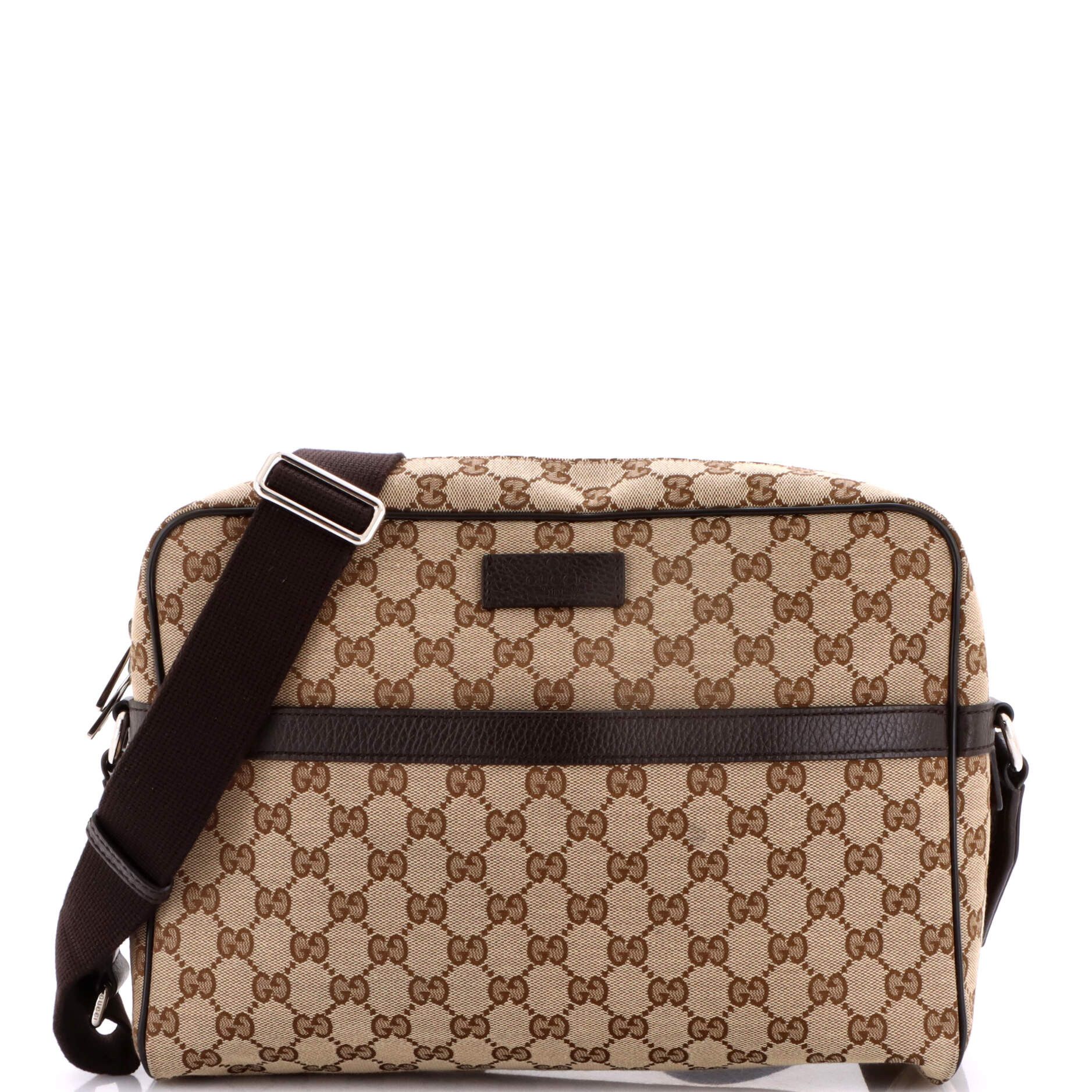 Gucci Front Pocket Zip Messenger Bag Size ONE SIZE - 1 Thumbnail