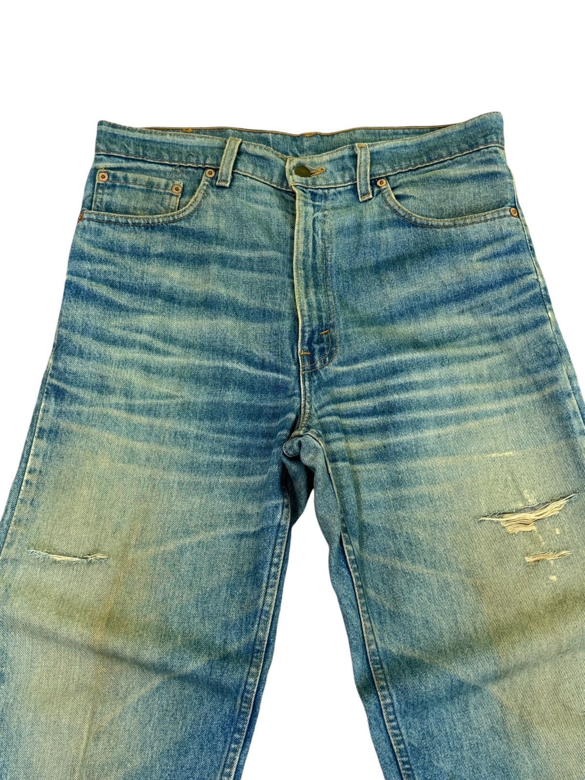 Levi's Vintage Levis 510 Mud Wash Claw Mark Loose Jeans Size US 32 / EU 48 - 3 Thumbnail