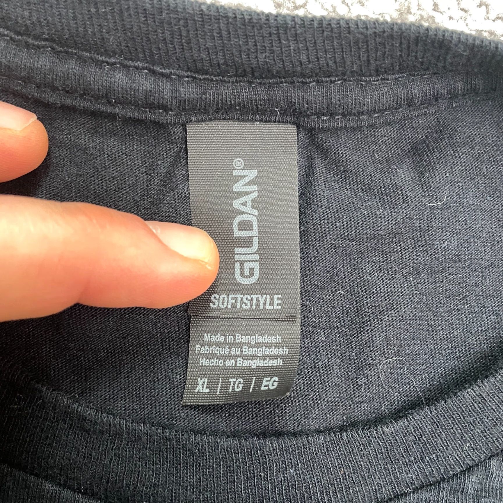 Gildan Gildan Softstyle T-Shirt Mens XL Black Crew Neck Short Sleeve Cotton Tee Size US XL / EU 56 / 4 - 4 Thumbnail