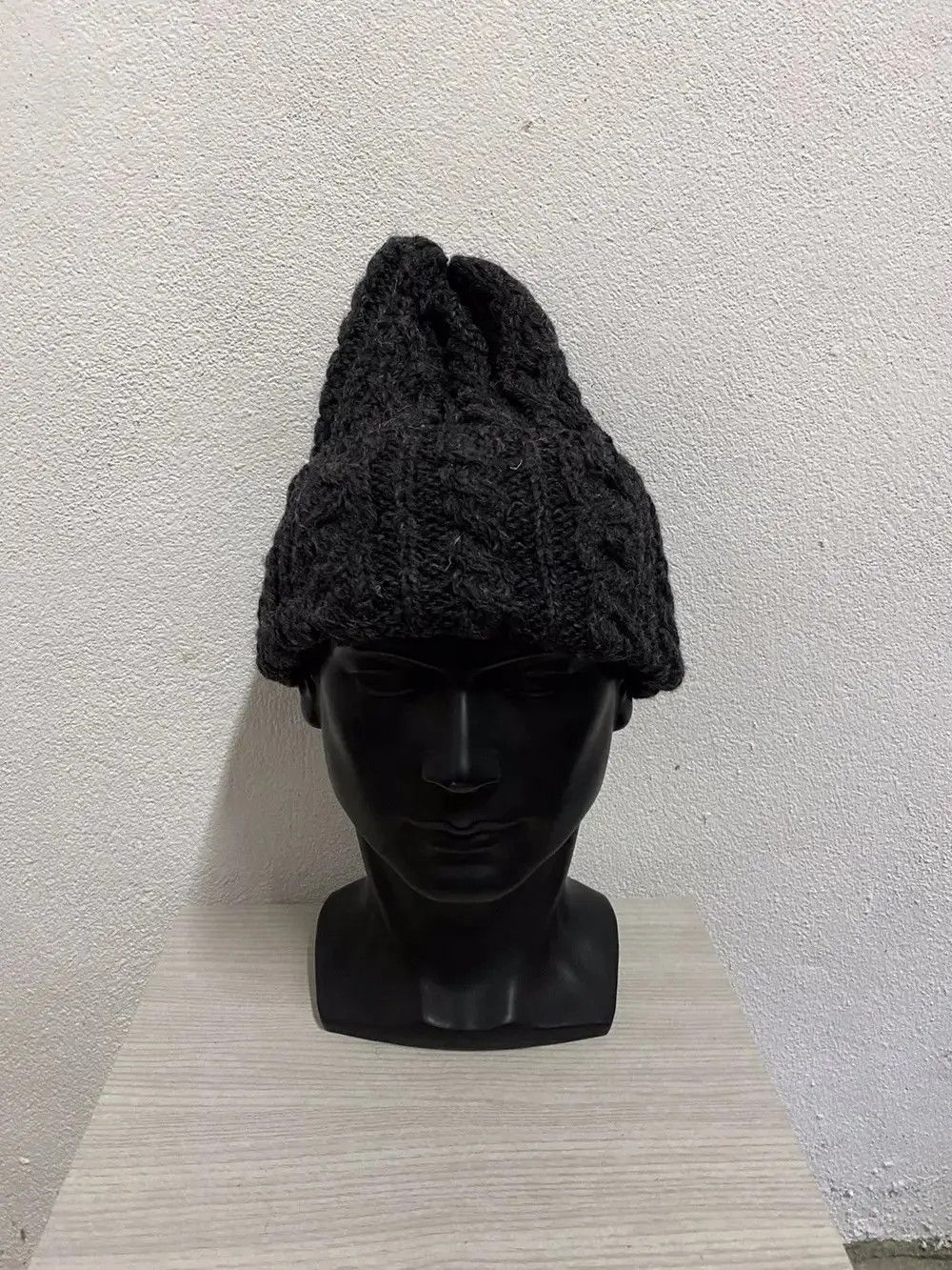 Japanese Brand × Vintage Stuart Austin Plain Knit Beanie Hat Size ONE SIZE - 3 Thumbnail